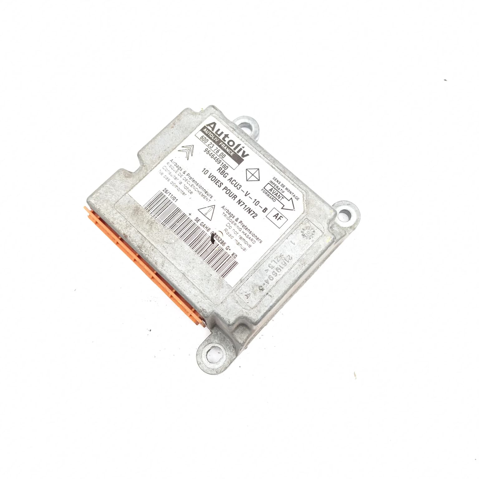 Airbag control module Citroen XSARA (N0, N1, N2) 1997–2006 600237600 – 1