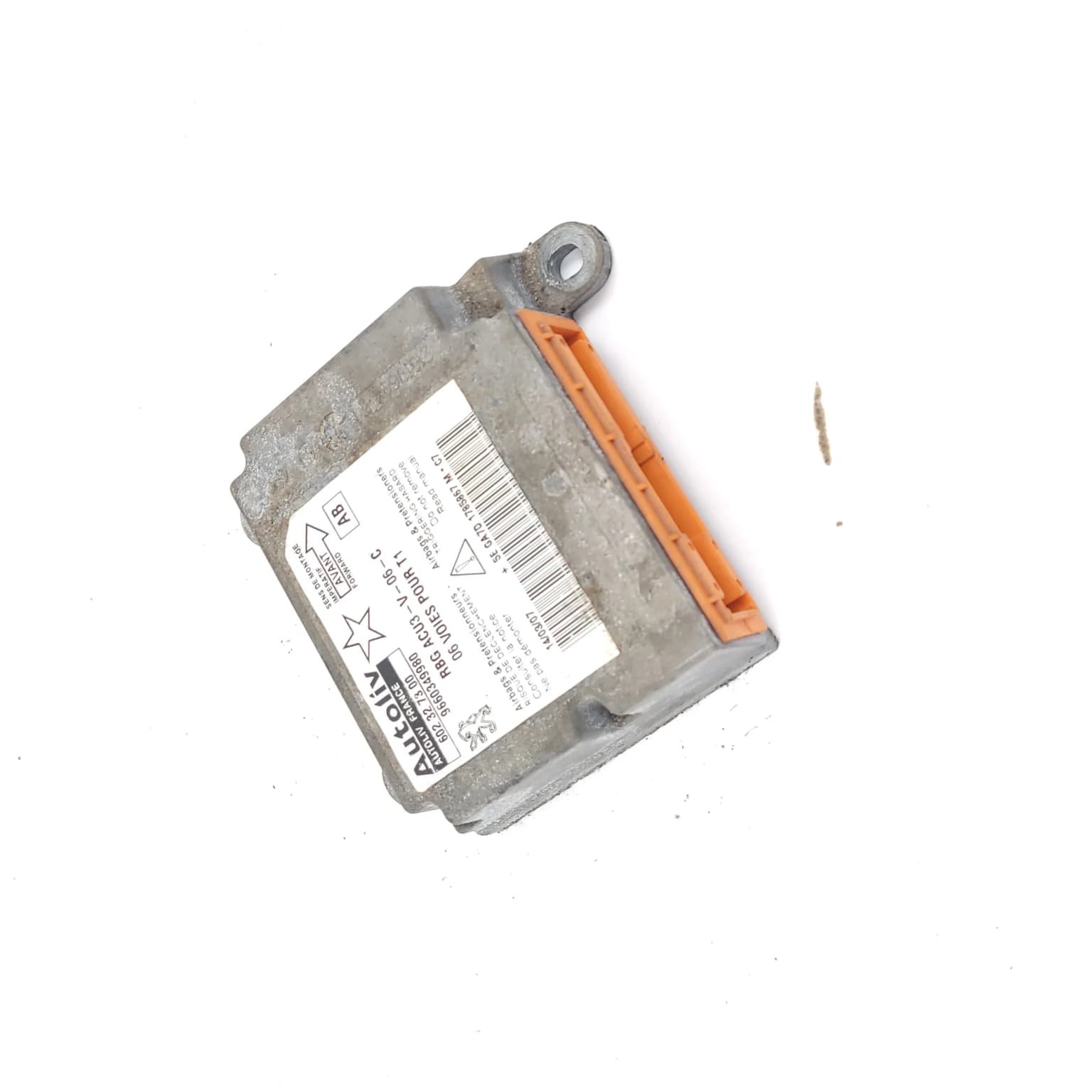 Airbag control module Peugeot 206 1998–2013 9660349980 – 1