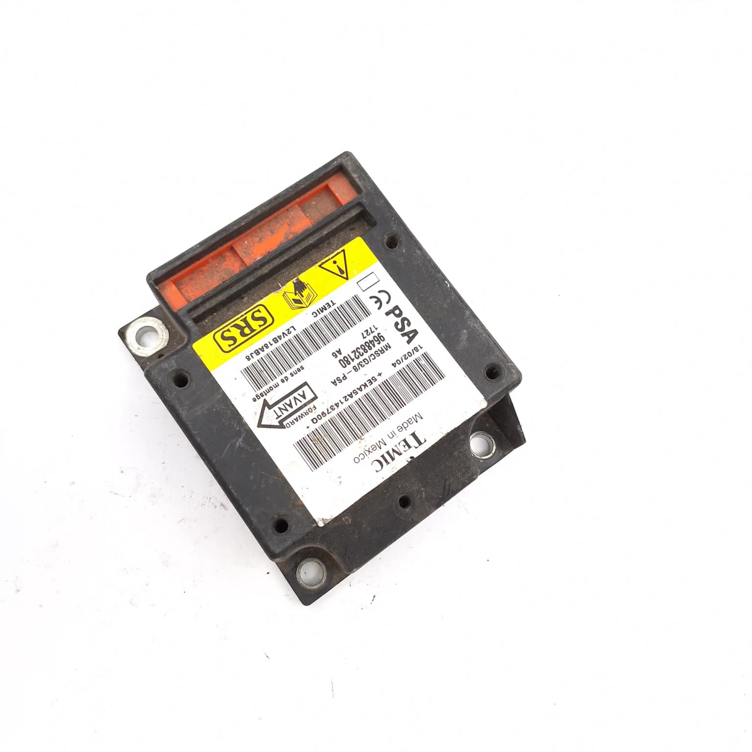 Airbag control module Peugeot 607 (9D, 9U) 1999–2010 9648832180 – 1