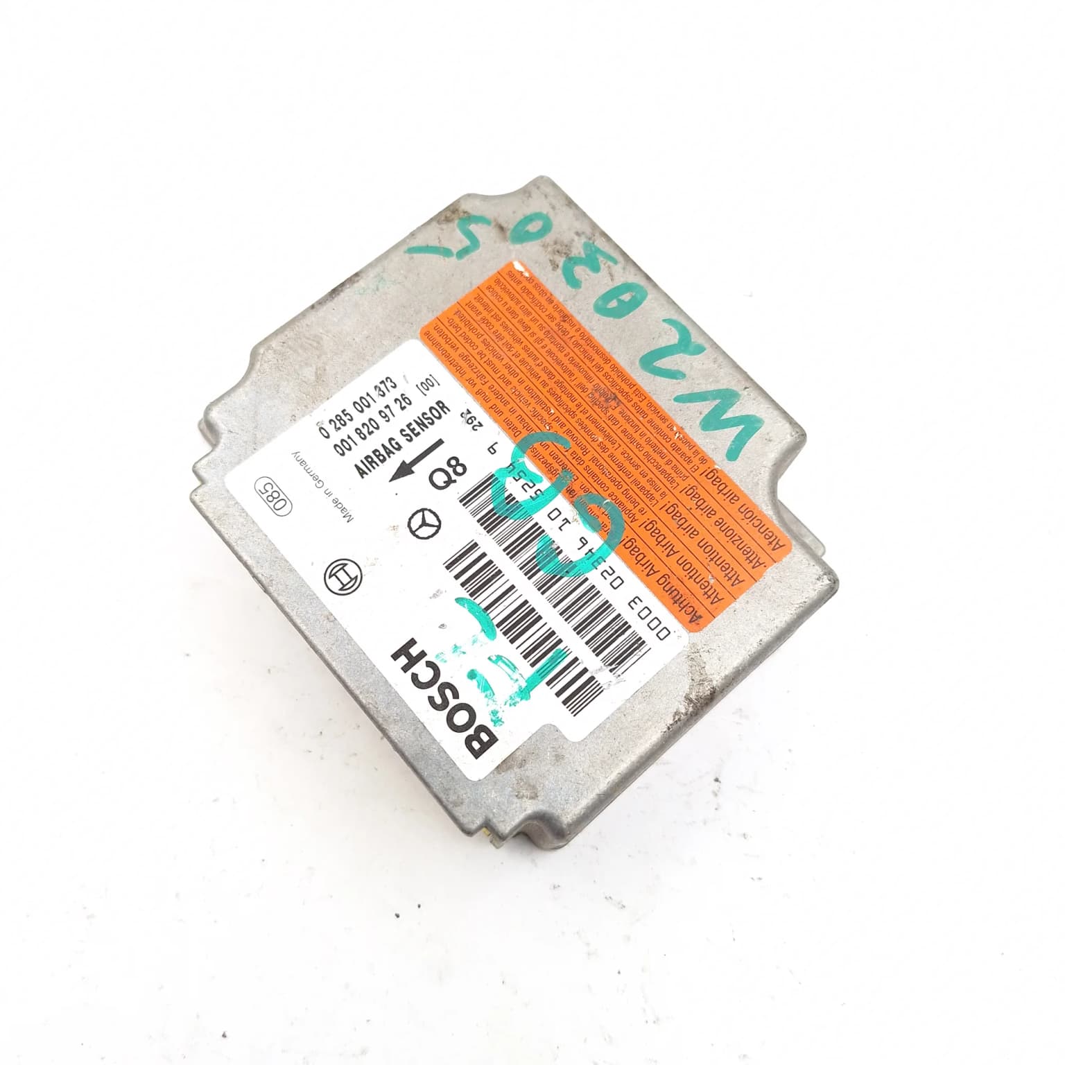 Airbag control module Mercedes-Benz C-CLASS (W203) 2000–2007 0018209726 – 1