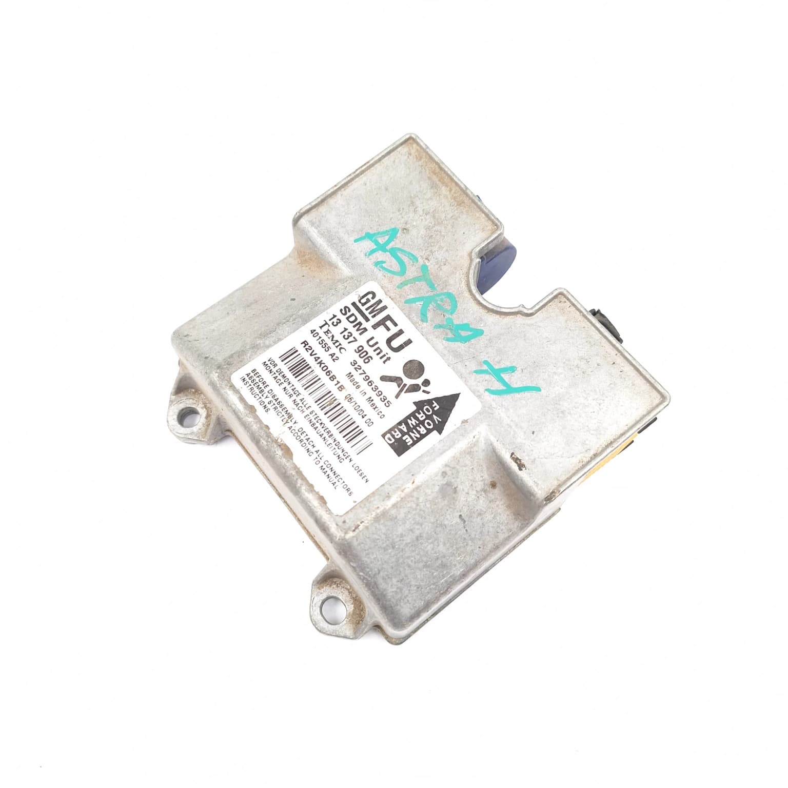 Airbag control module Opel ASTRA H 2004–2012 13137906 – 1