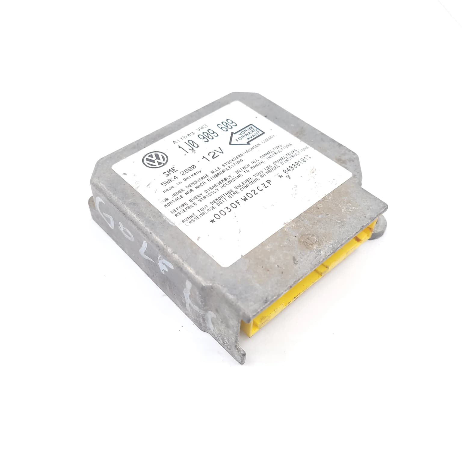 Airbag control module VW GOLF 4 1997–2004 1J0909609 – 1