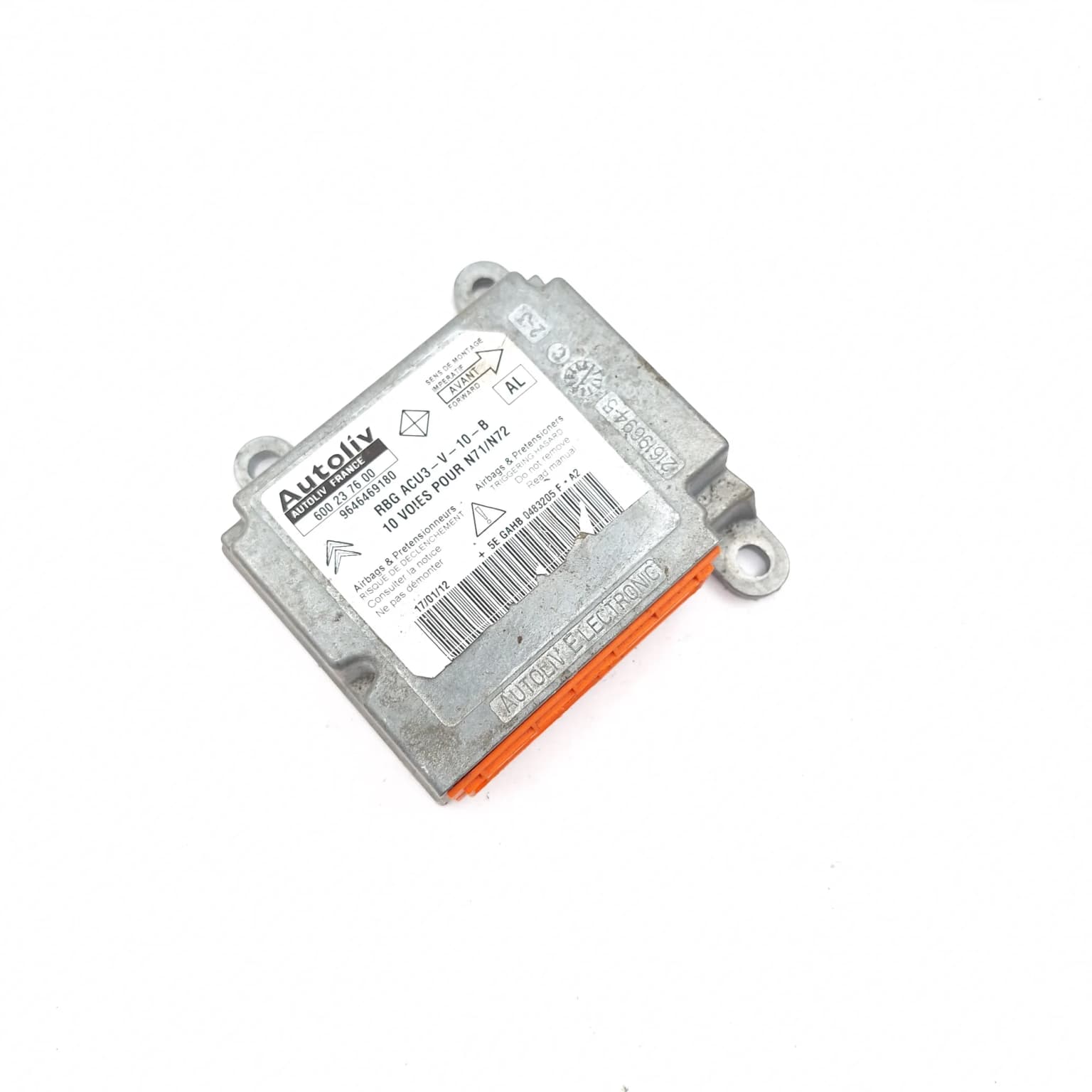 Calculateur d'airbag Citroen XSARA (N0, N1, N2) 1997–2006 9646469180 – 1