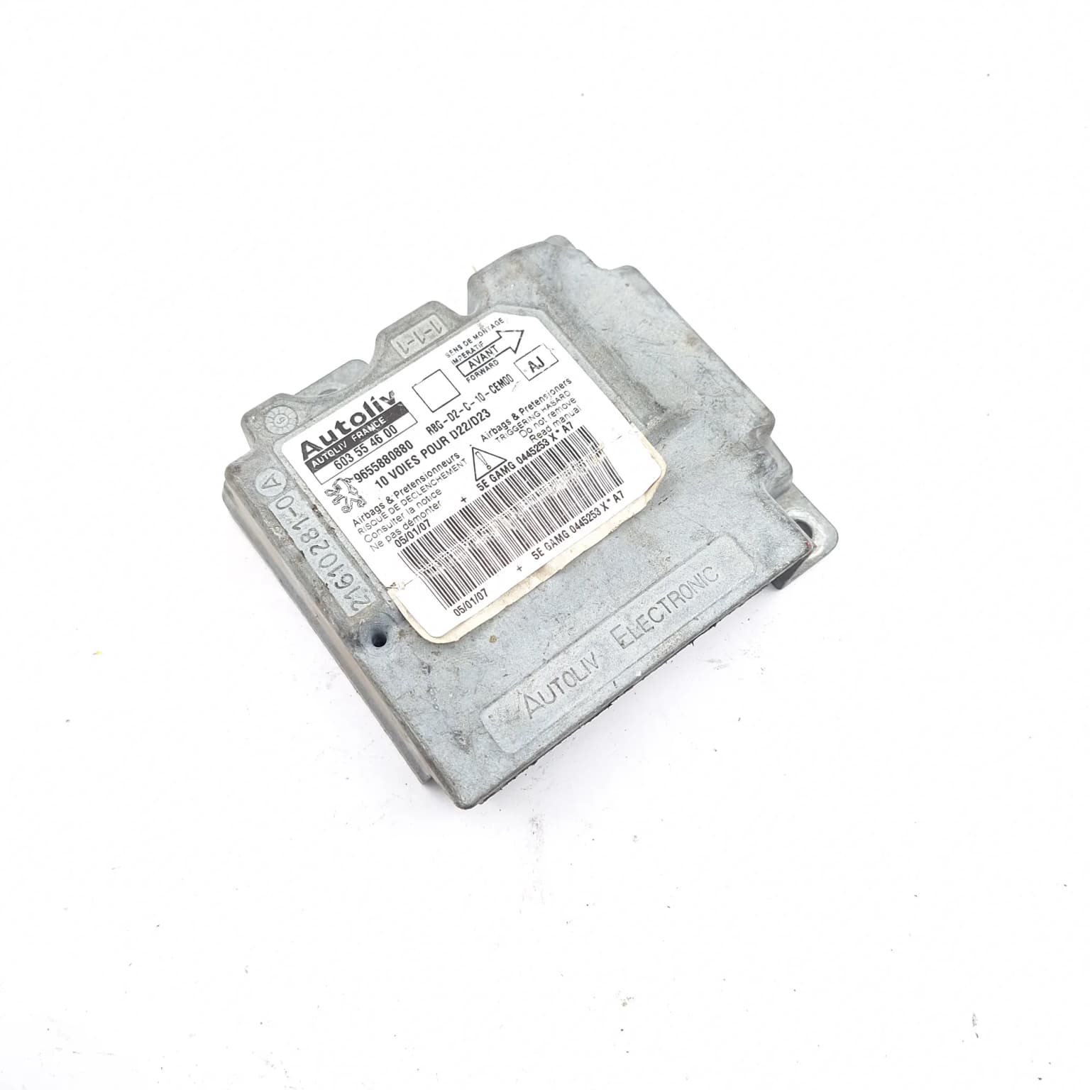 Airbag control module Peugeot 407 2004–2011 9655880880 – 1