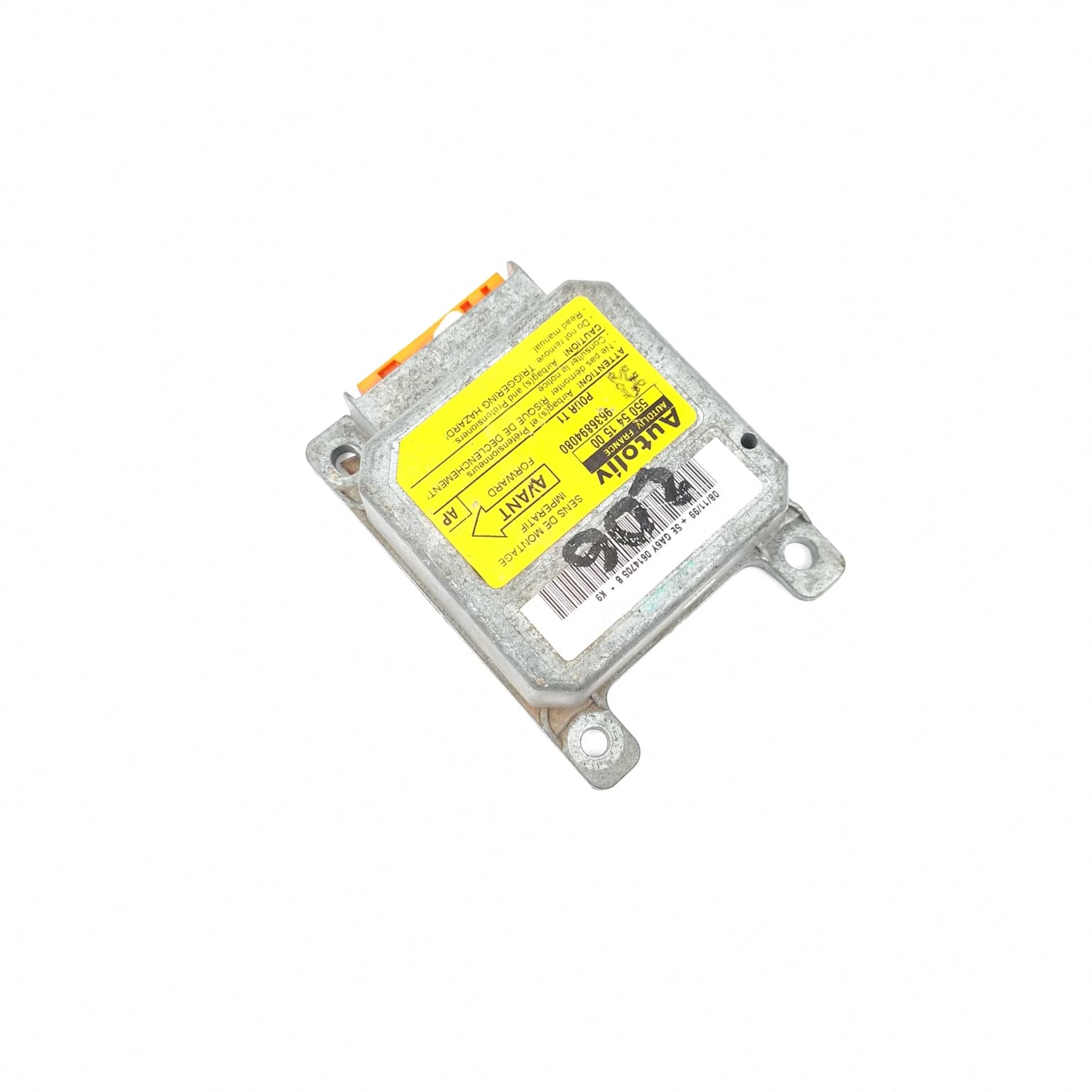 Airbag control module Peugeot 206 1998–2013 9636894080 – 1