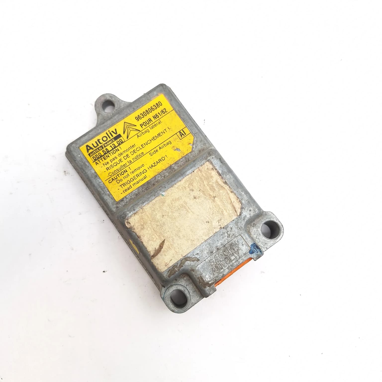 Calculateur d'airbag Citroen XSARA (N0, N1, N2) 1997–2006 9630806380 – 1