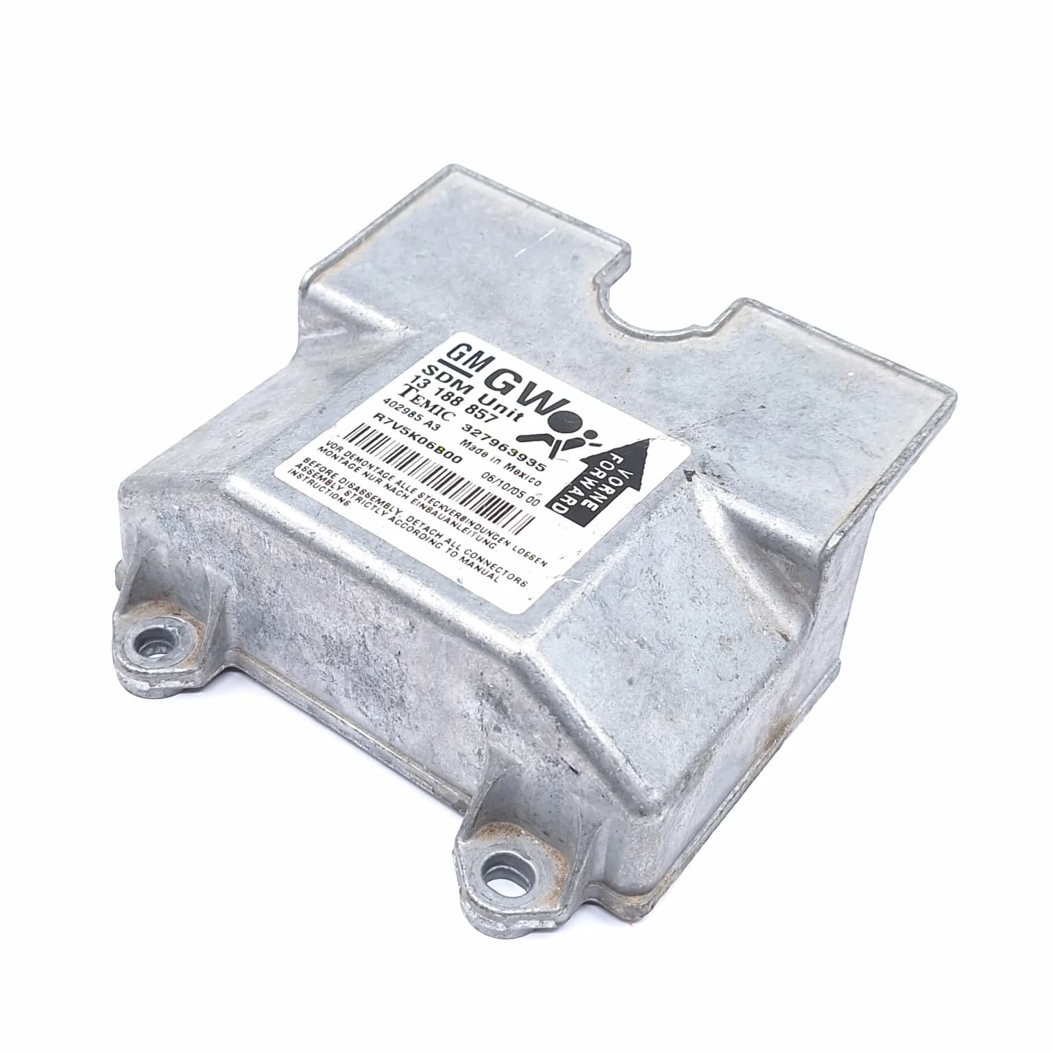 Airbag control module Opel ASTRA H 2004–2012 13188857 – 1