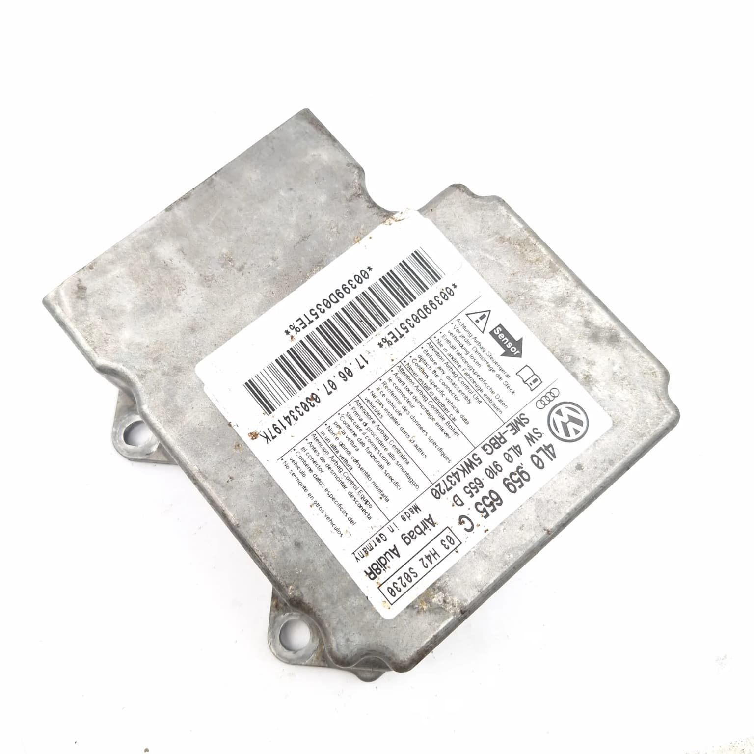 Airbag control module Audi Q7 (4L) 2006–2015 3.0 TDI BUG 4L0959655C – 1