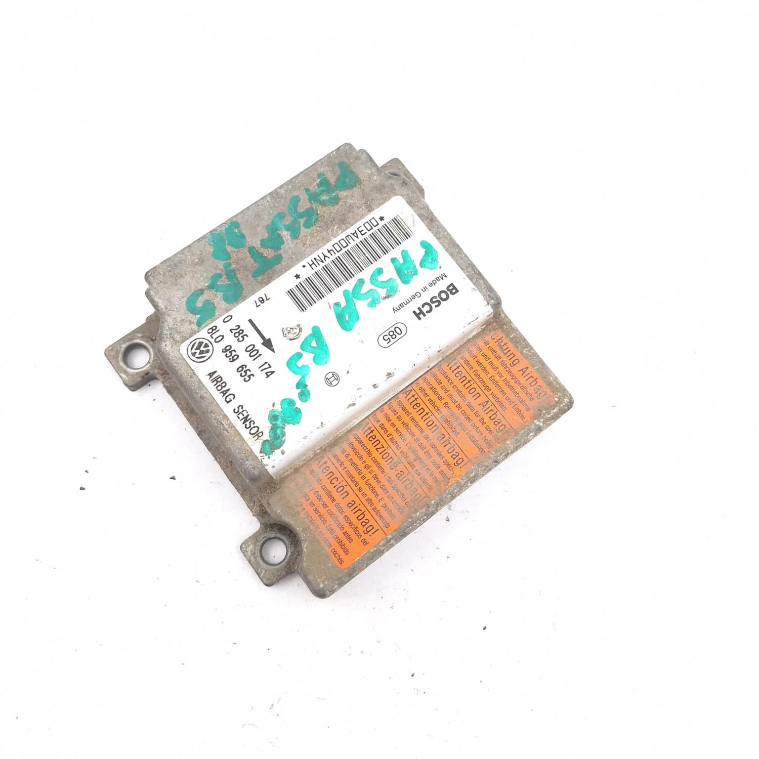 Airbag control module VW PASSAT B5, B5.5 1996–2005 0285001174 – 1