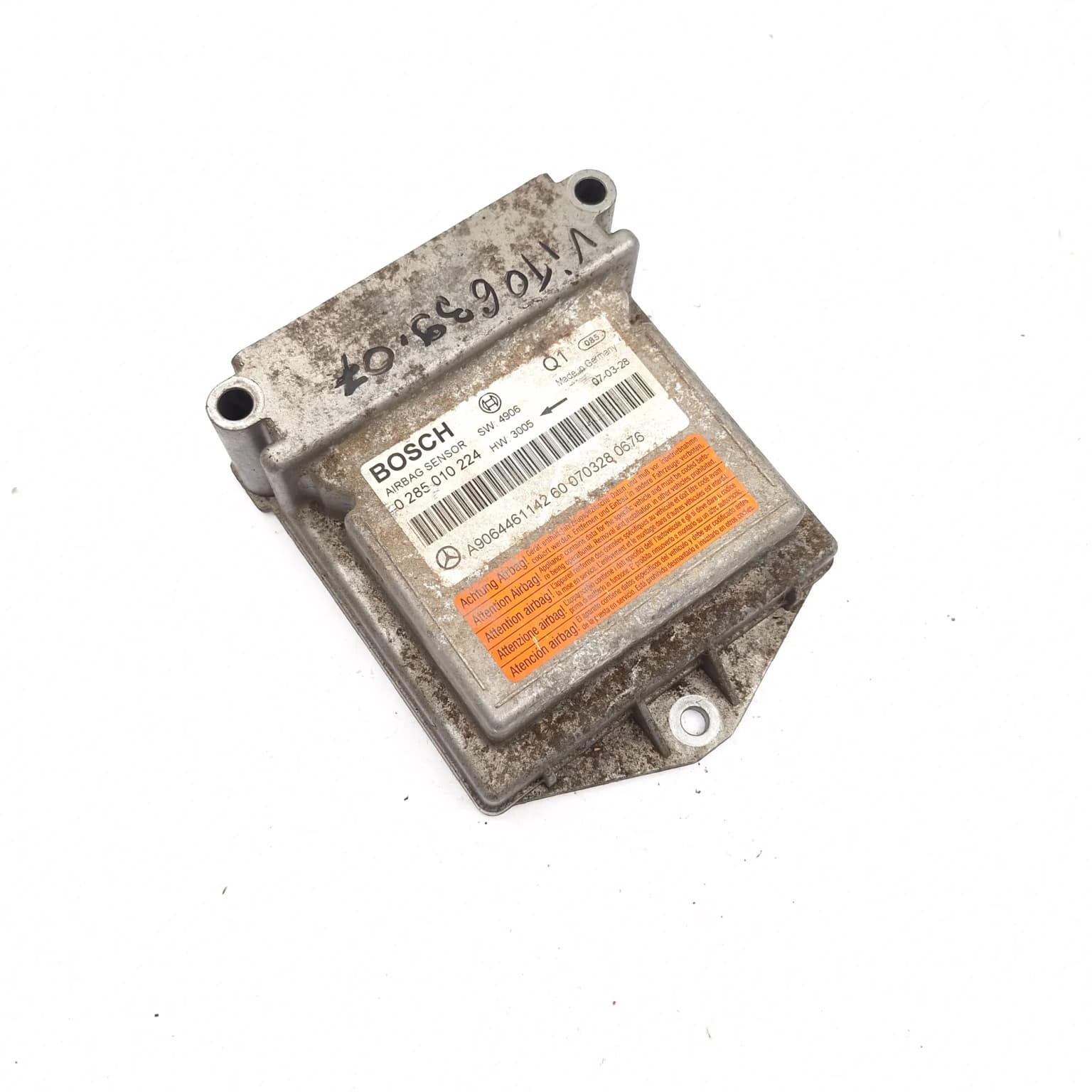 Airbag control module Mercedes-Benz VITO / VIANO (W639) 2003–2014 0285010224 – 1