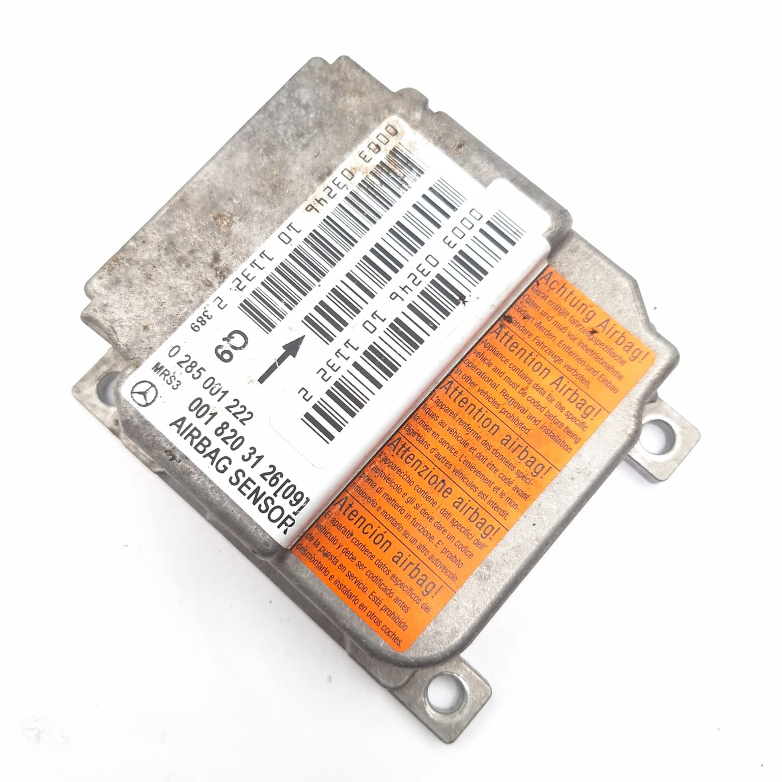 Airbag control module Mercedes-Benz A-CLASS (W168) 1997–2004 0285001222 – 1