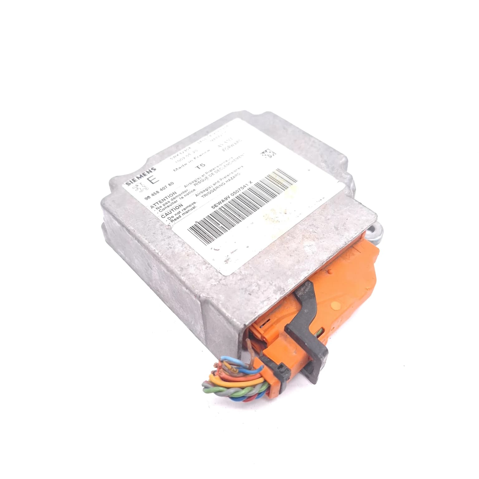 Airbag control module Peugeot 307 2001–2008 9645840780 – 1