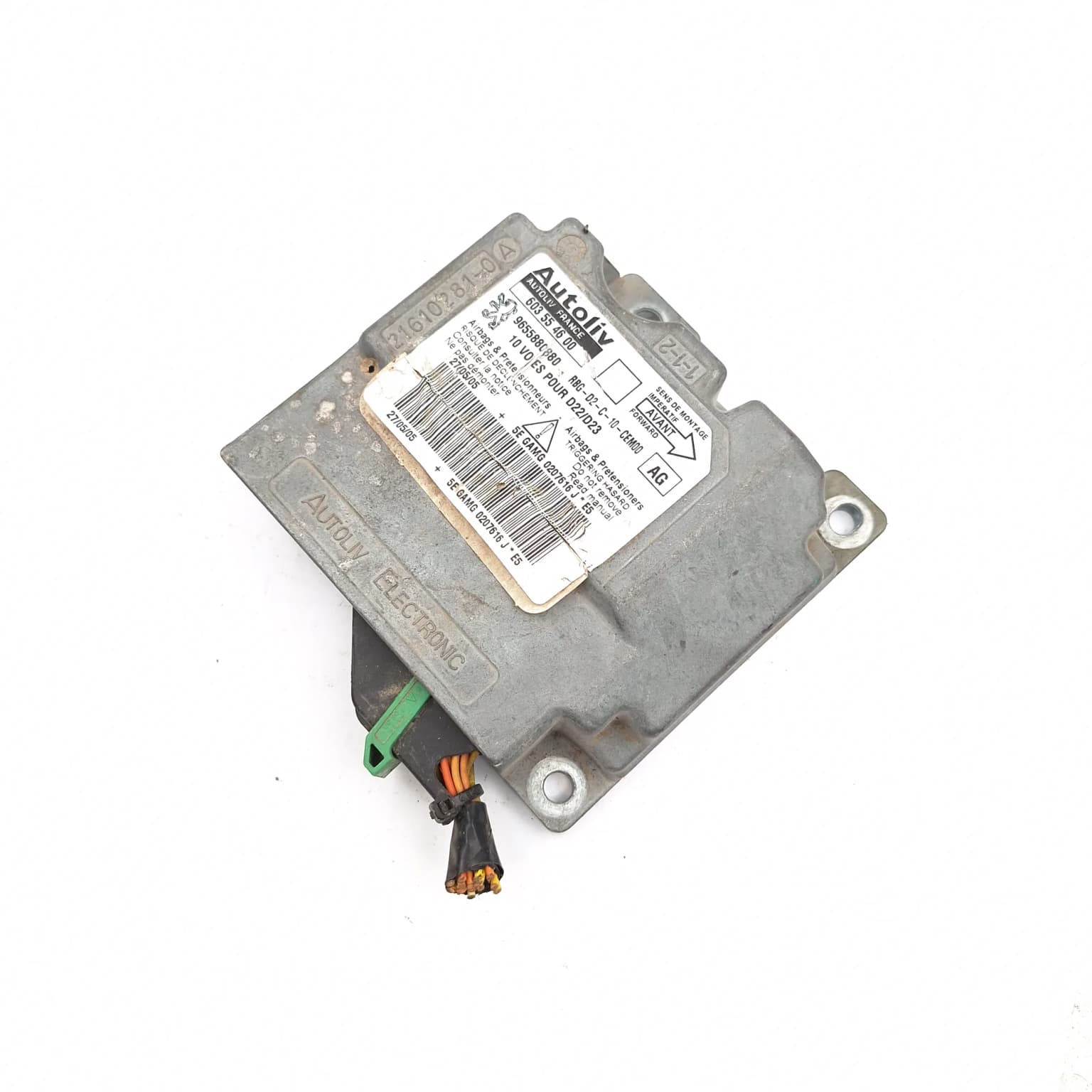 Airbag control module Peugeot 407 2004–2011 9655880880 – 1