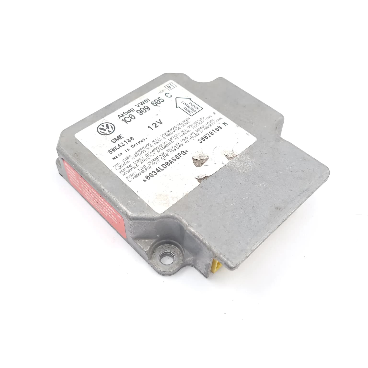 Airbag control module VW PASSAT B5, B5.5 1996–2005 1C0909605C – 1