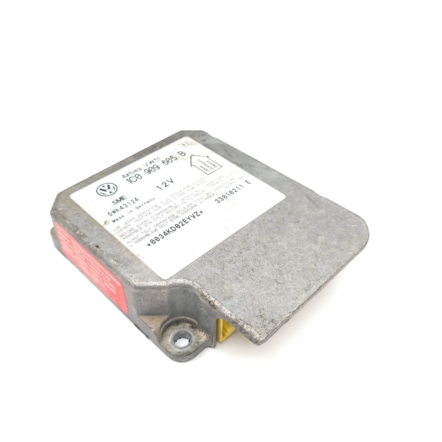 Airbag control module VW PASSAT B5, B5.5 1996–2005 1.9 TDI AVF 1C0909605B – 1