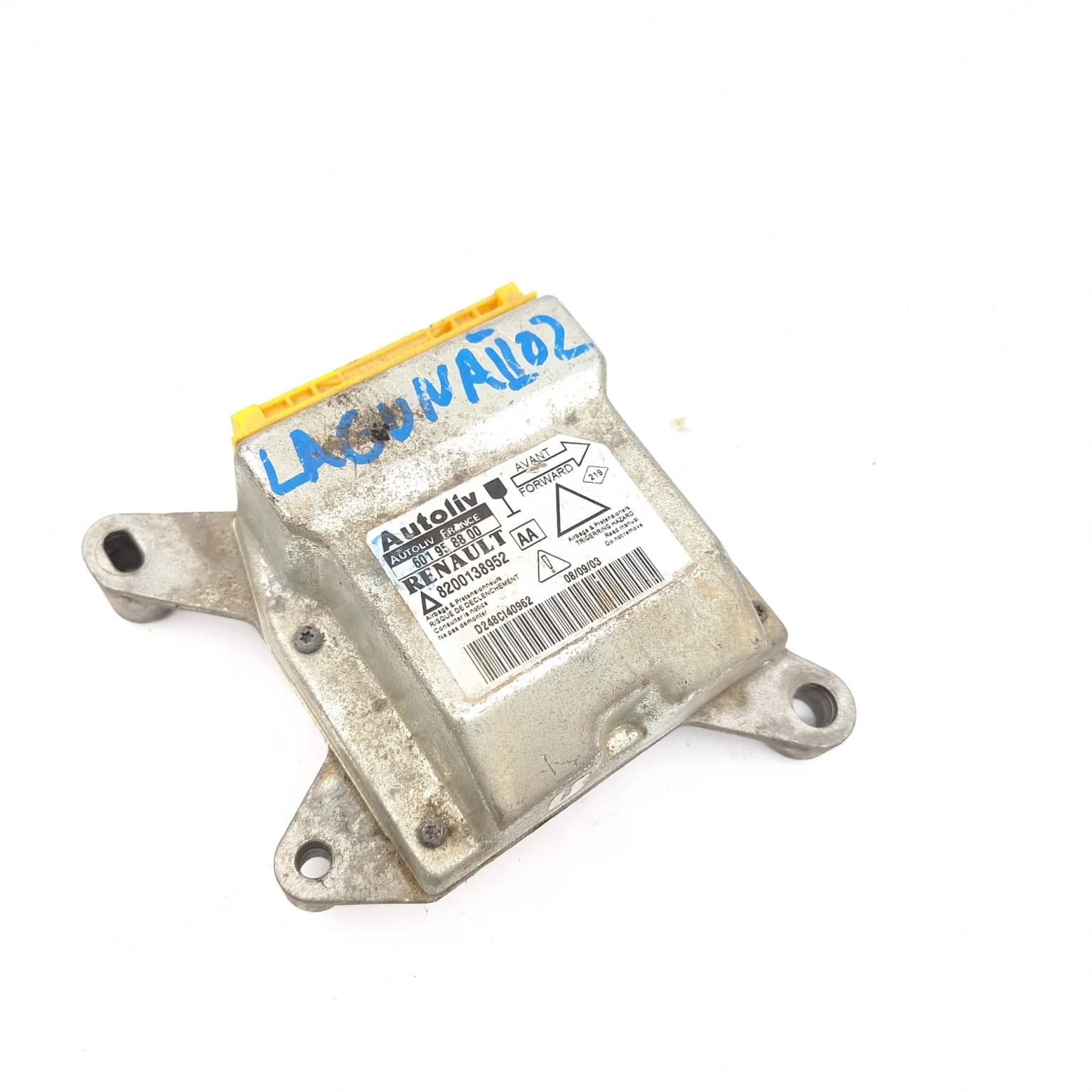 Airbag control module Renault LAGUNA 2 2001–2007 8200138952 – 1