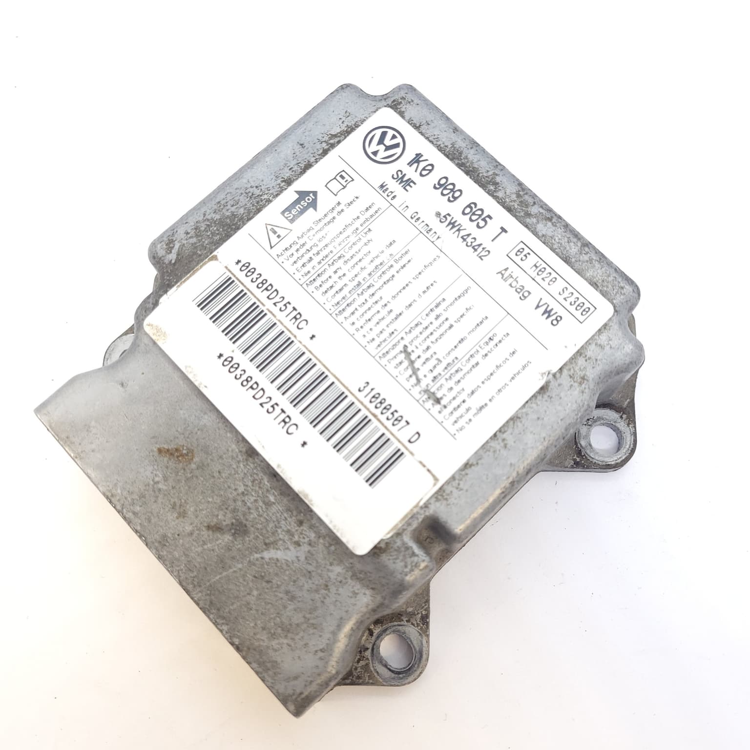 Airbag control module VW GOLF 5 2003–2009 1K0909605T – 1