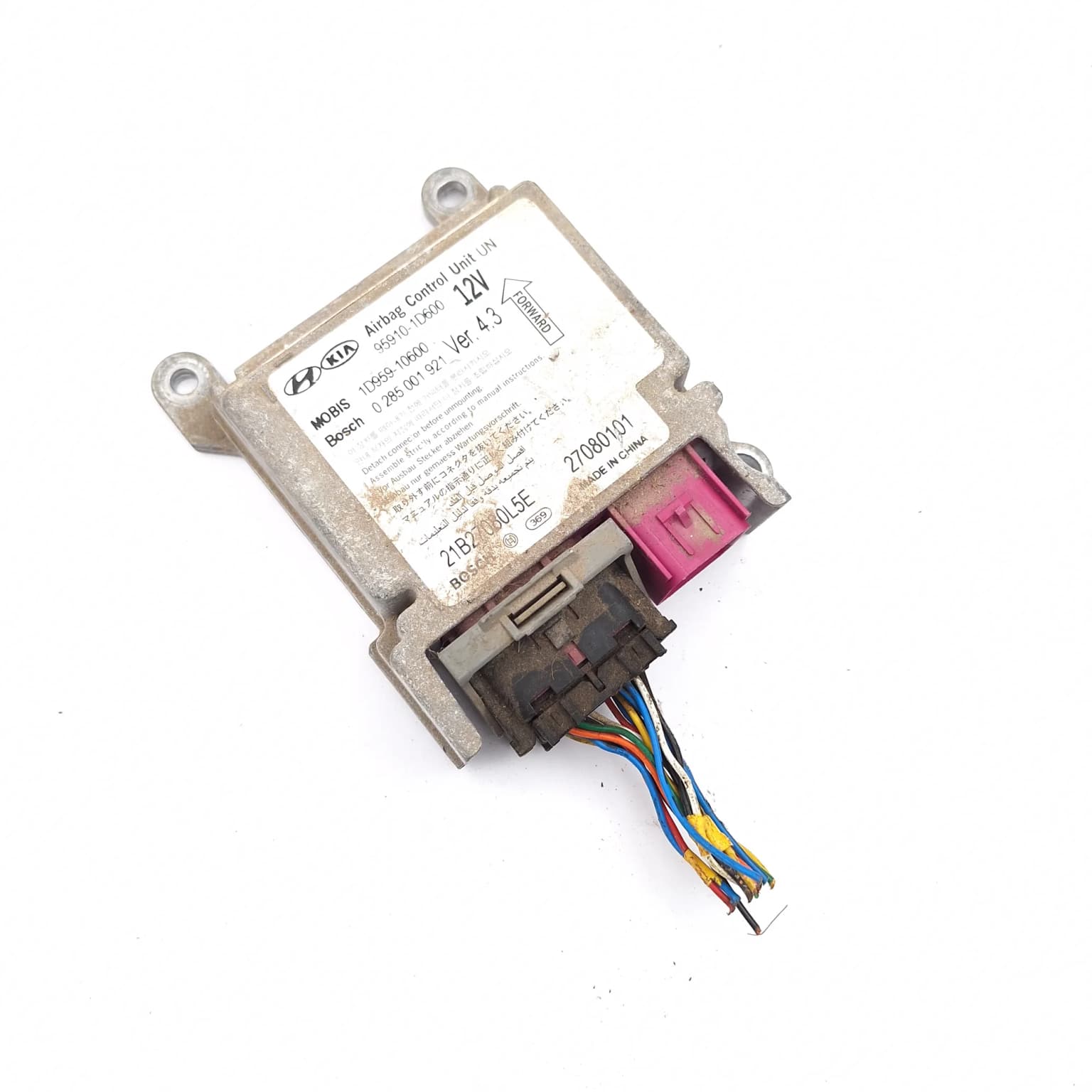 Airbag control module Kia CARENS 3 (UN) 2006–2013 959101D600 – 1