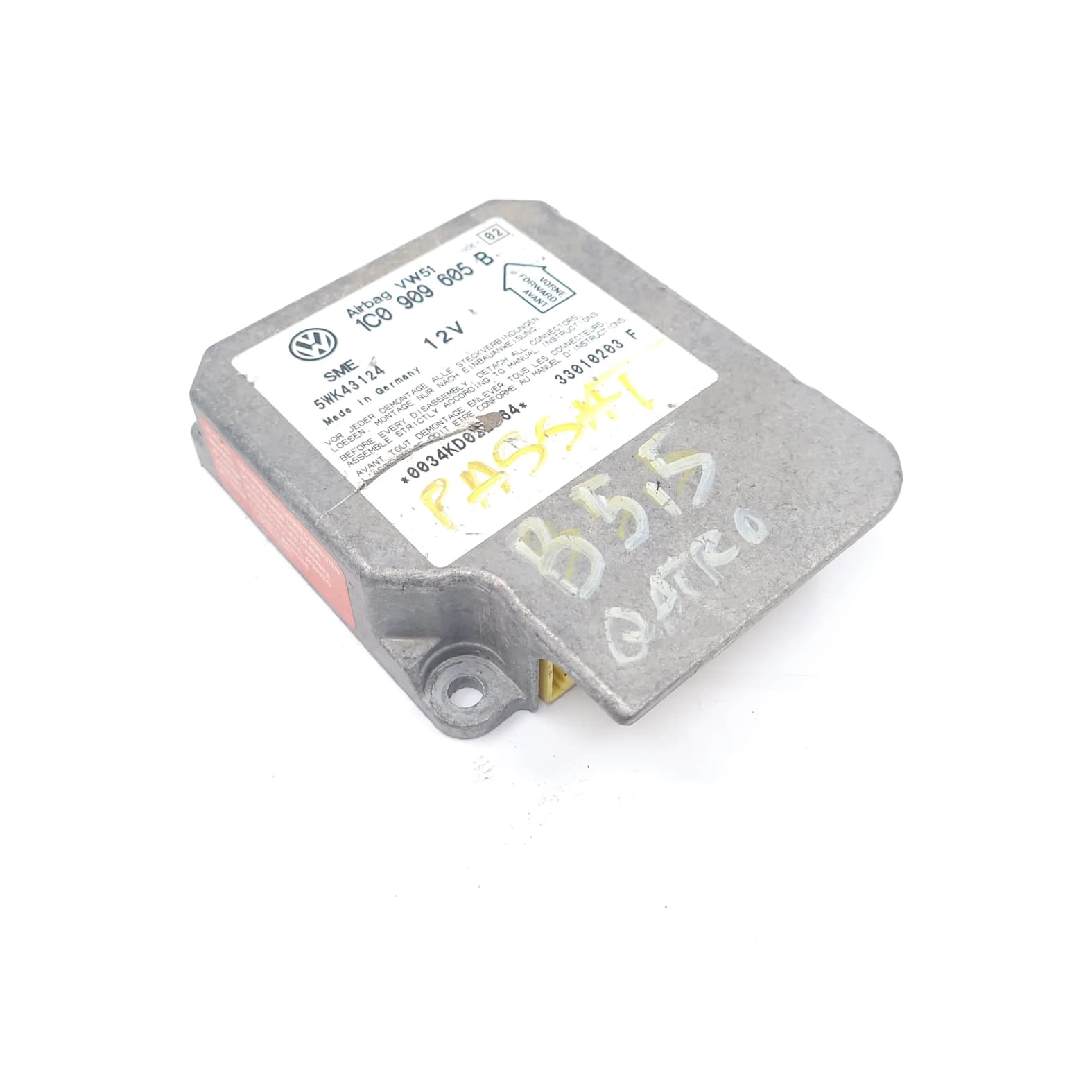 Airbag control module VW PASSAT B5, B5.5 1996–2005 1C0909605B – 1