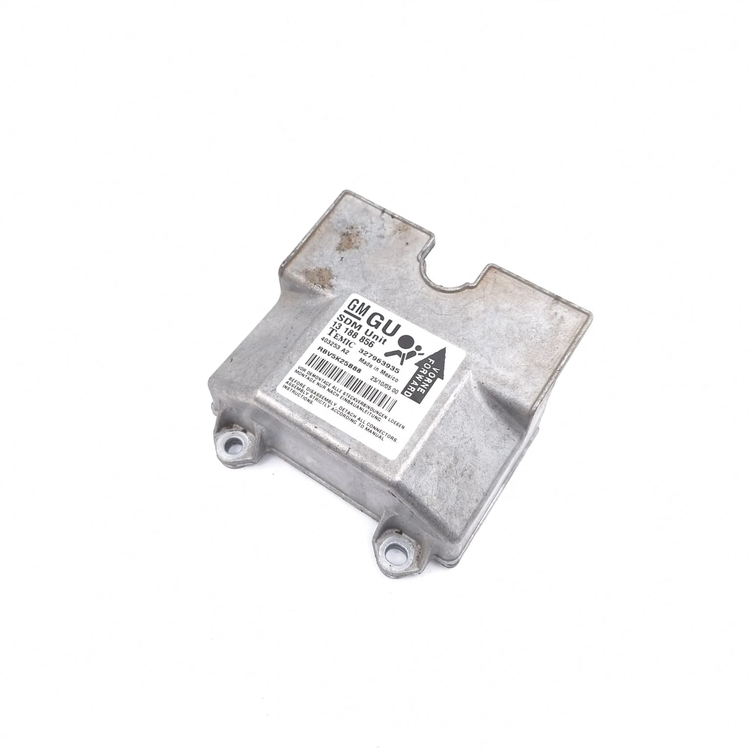 Airbag control module Opel ZAFIRA B 2005–2014 1.9 CDTI Z 19 DT 13188856 – 1