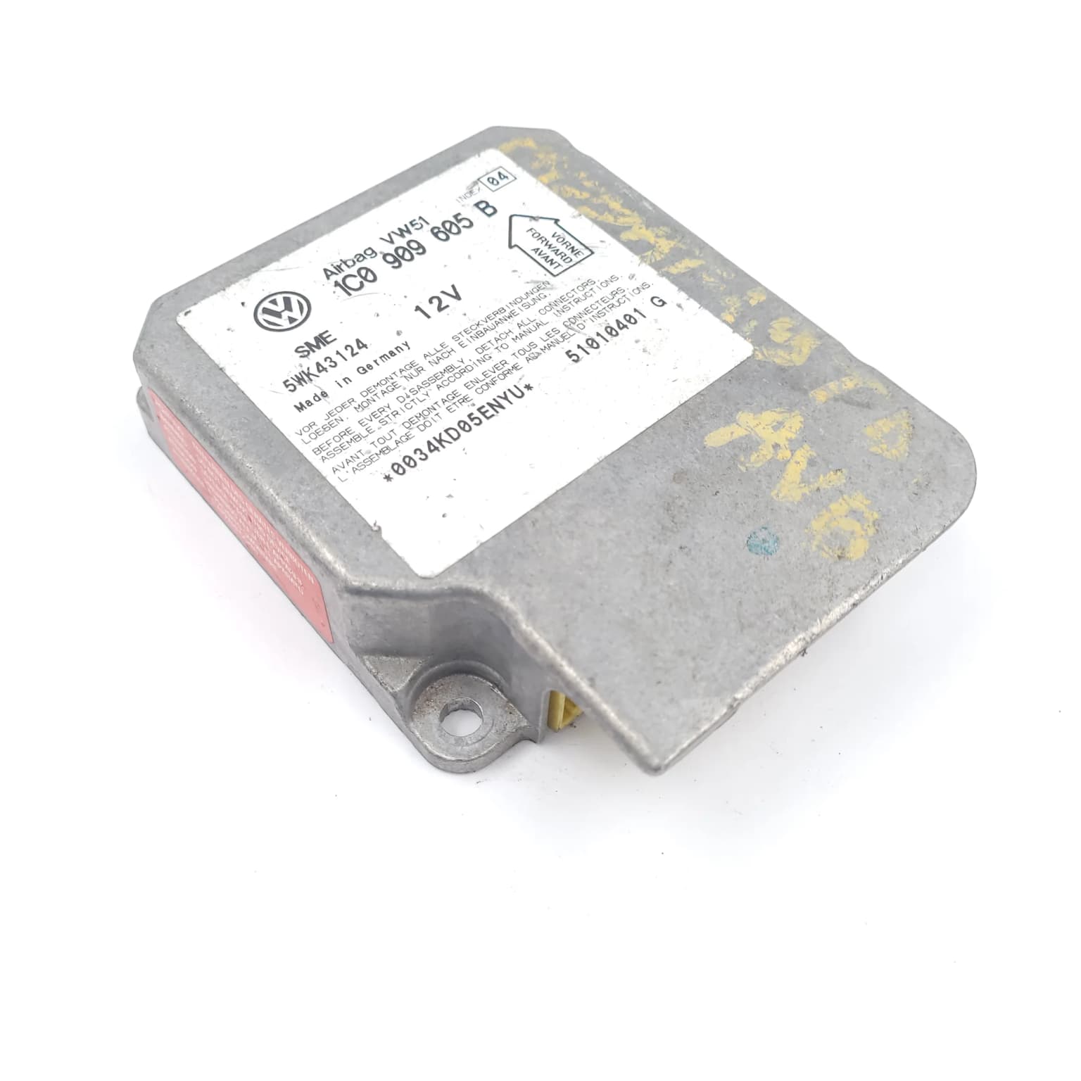 Airbag control module VW PASSAT B5, B5.5 1996–2005 1C0909605B – 1