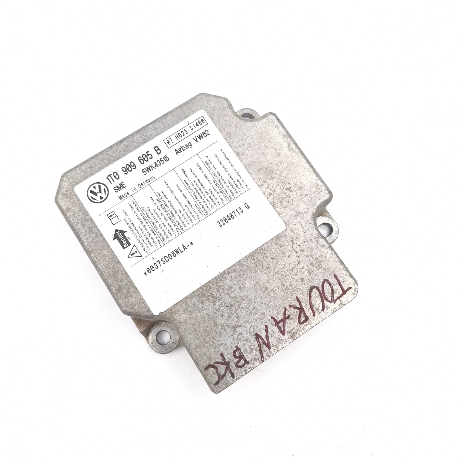 Calculateur d'airbag VW TOURAN (1T) 2003–2010 1T0909605B – 1