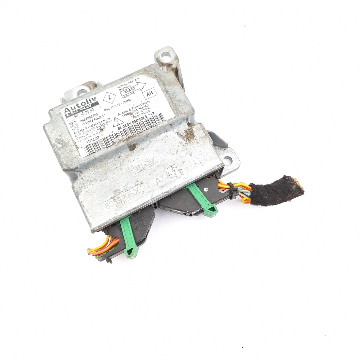 Airbag control module Peugeot 308 (4A, 4C) 2007–2013 607059500 – 1