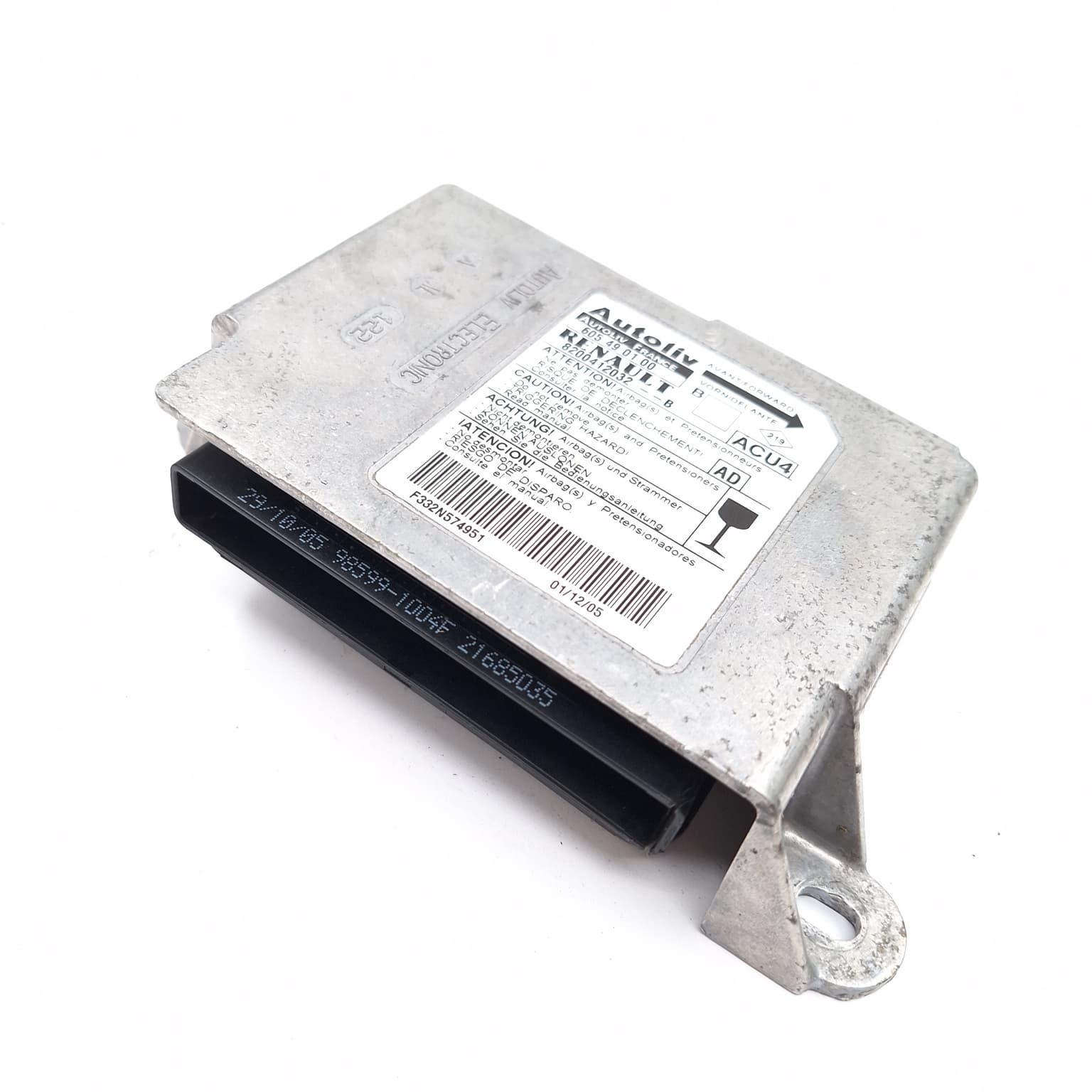 Airbag control module Renault MEGANE 2 2002–2010 8200412032 – 1