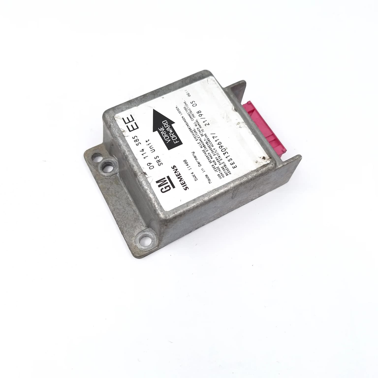 Airbag control module Opel CORSA B 1993–2000 1.2 i 09114585 – 1