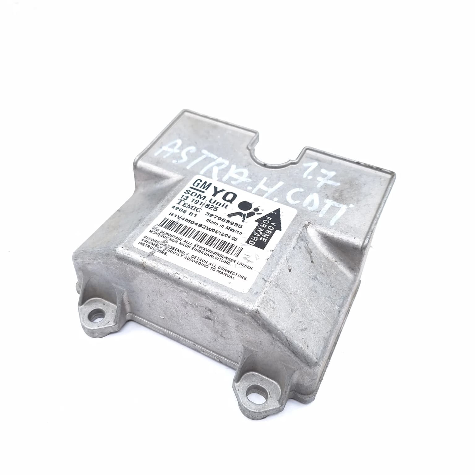 Airbag control module Opel ASTRA H 2004–2012 13191825 – 1