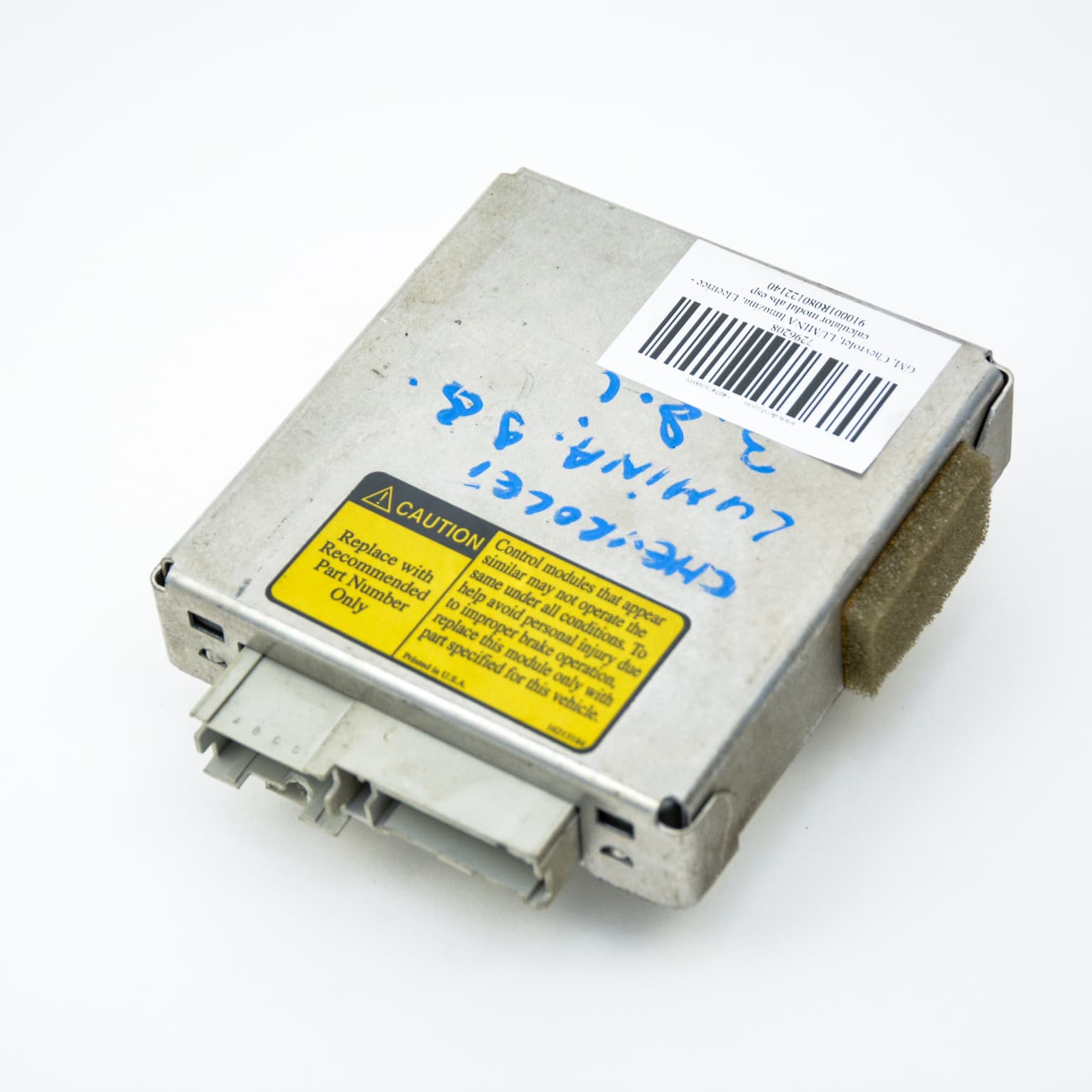 ABS ESP control unit Chevrolet LUMINA limuzina 1989–2001 3.4 Z34 LQ1 16240001 – 1