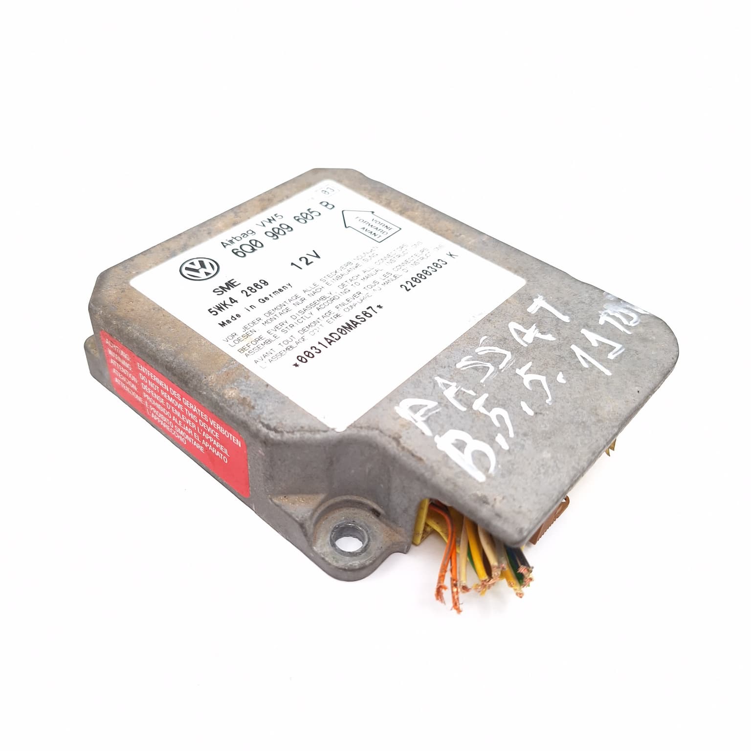 Airbag control module VW PASSAT B5, B5.5 1996–2005 6Q0909605B – 1