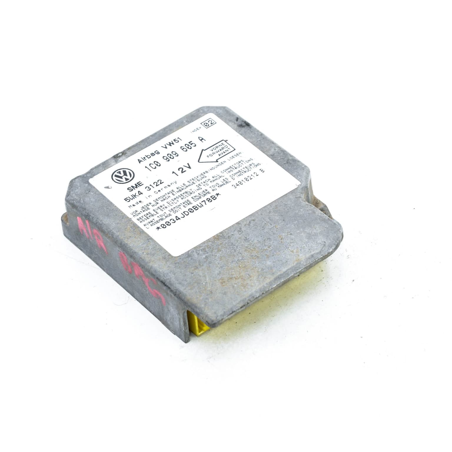 Airbag control module VW GOLF 4 1997–2004 1C0909605A – 1