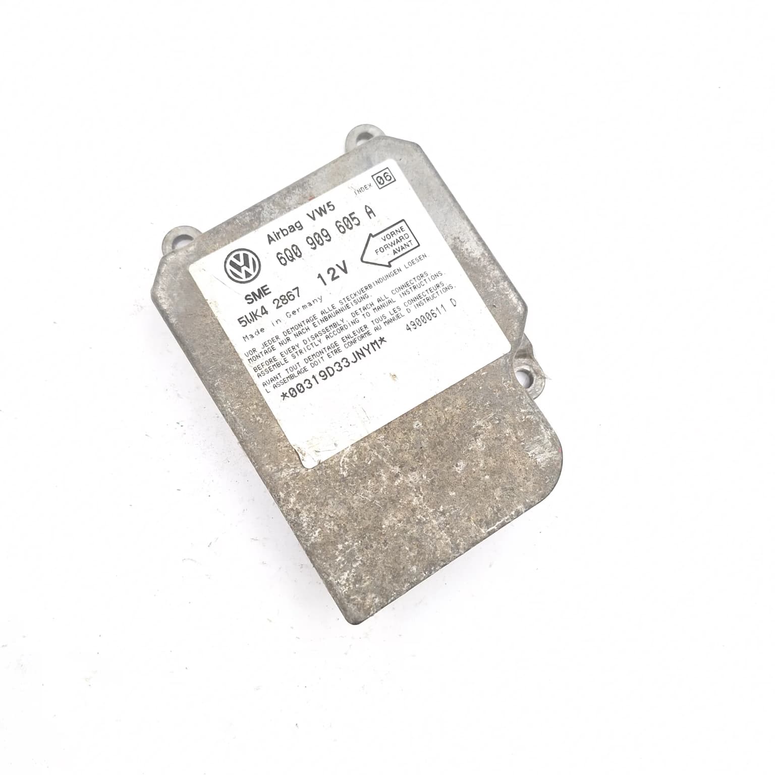 Airbag control module VW GOLF 4 1997–2004 6Q0909605A – 1