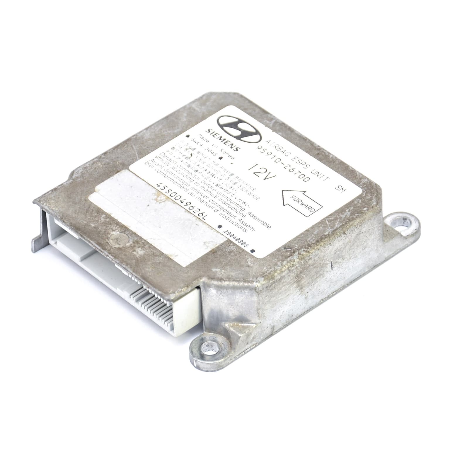 Airbag control module Hyundai SANTA FE 1 (SM) 2000–2006 2.0 CRDi D4EA 9591026700 – 1