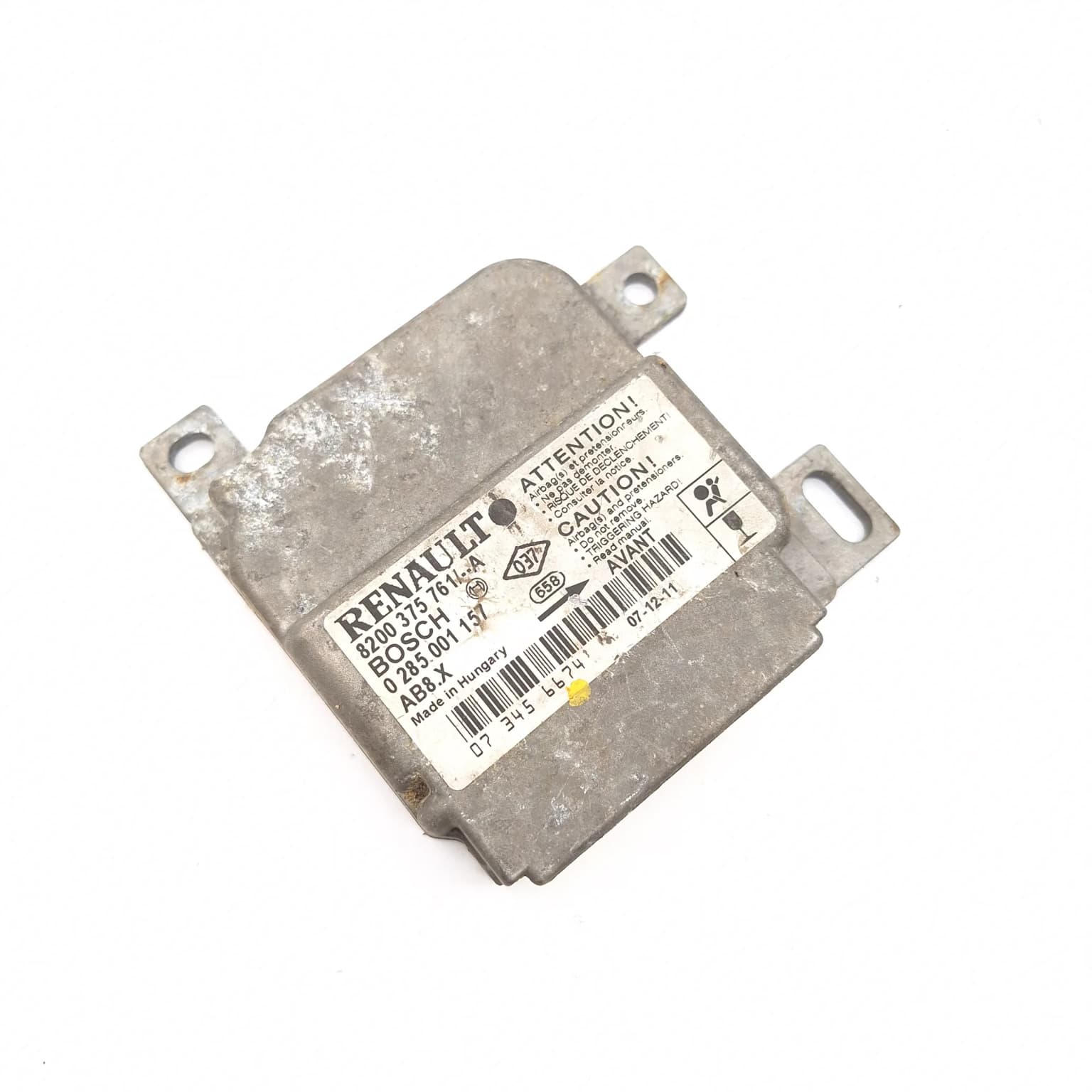 Airbag control module Renault CLIO 2 / SYMBOL 1 1998–2008 8200375761A – 1