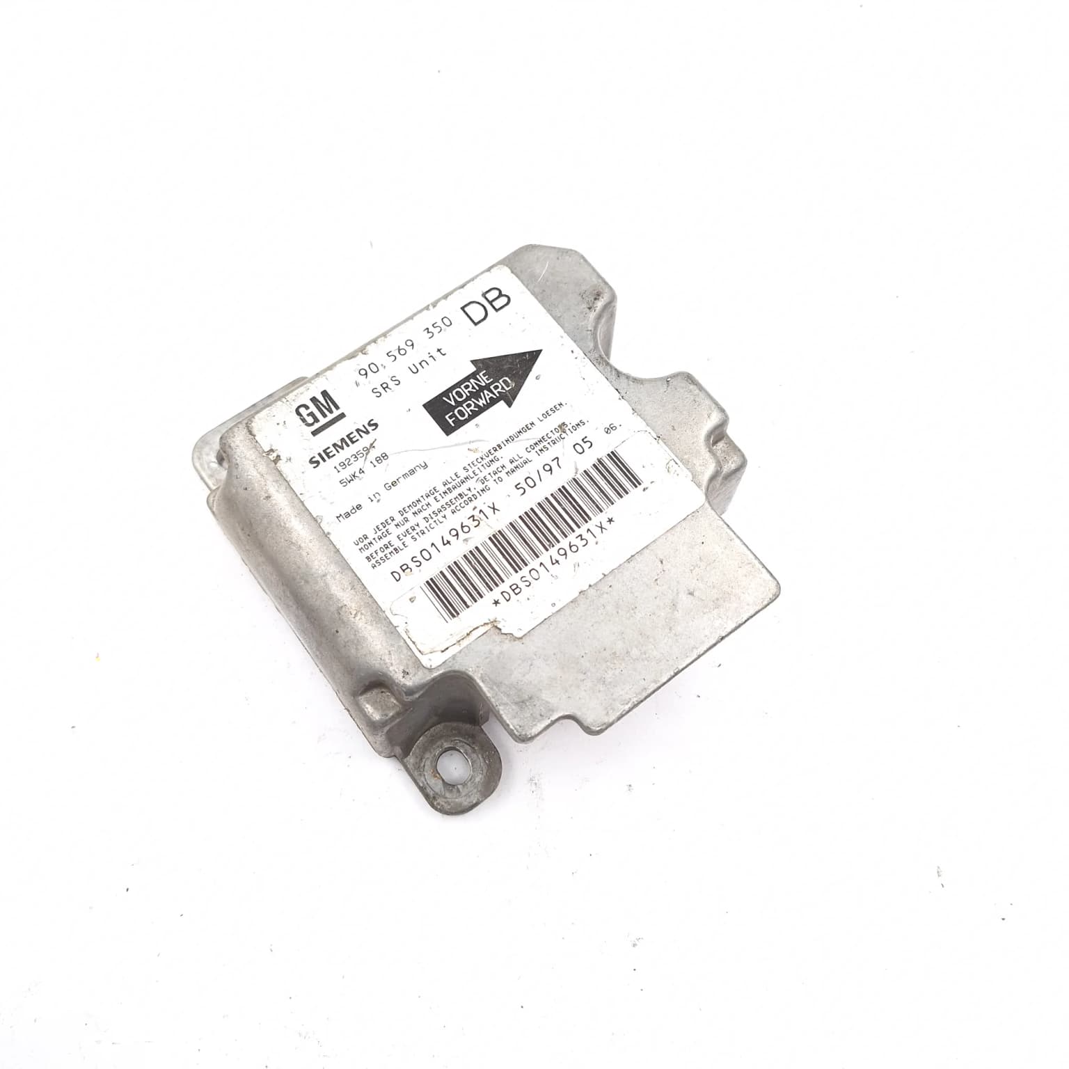 Airbag control module Opel VECTRA B 1995–2002 90569350 – 1