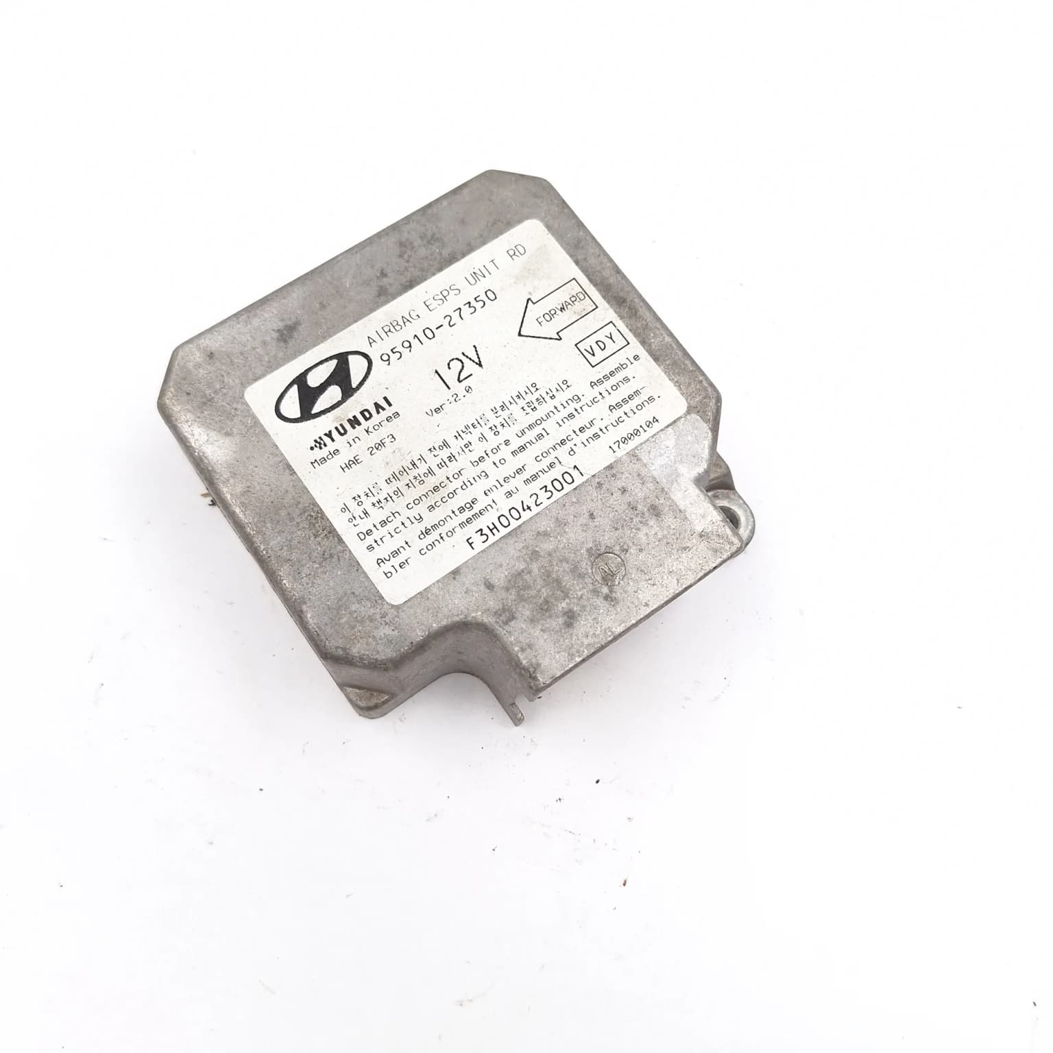 Calculateur d'airbag Hyundai COUPE (GK) 2002–2009 9591027350 – 1