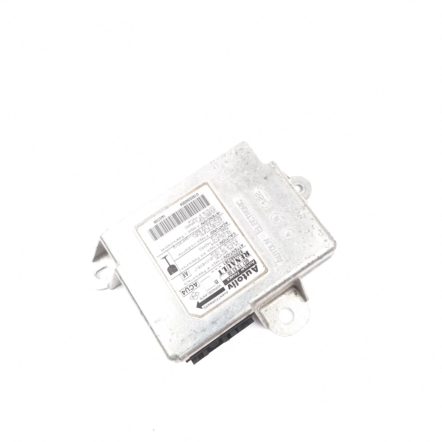 Airbag control module Renault MEGANE 2 2002–2010 8200682381 – 1