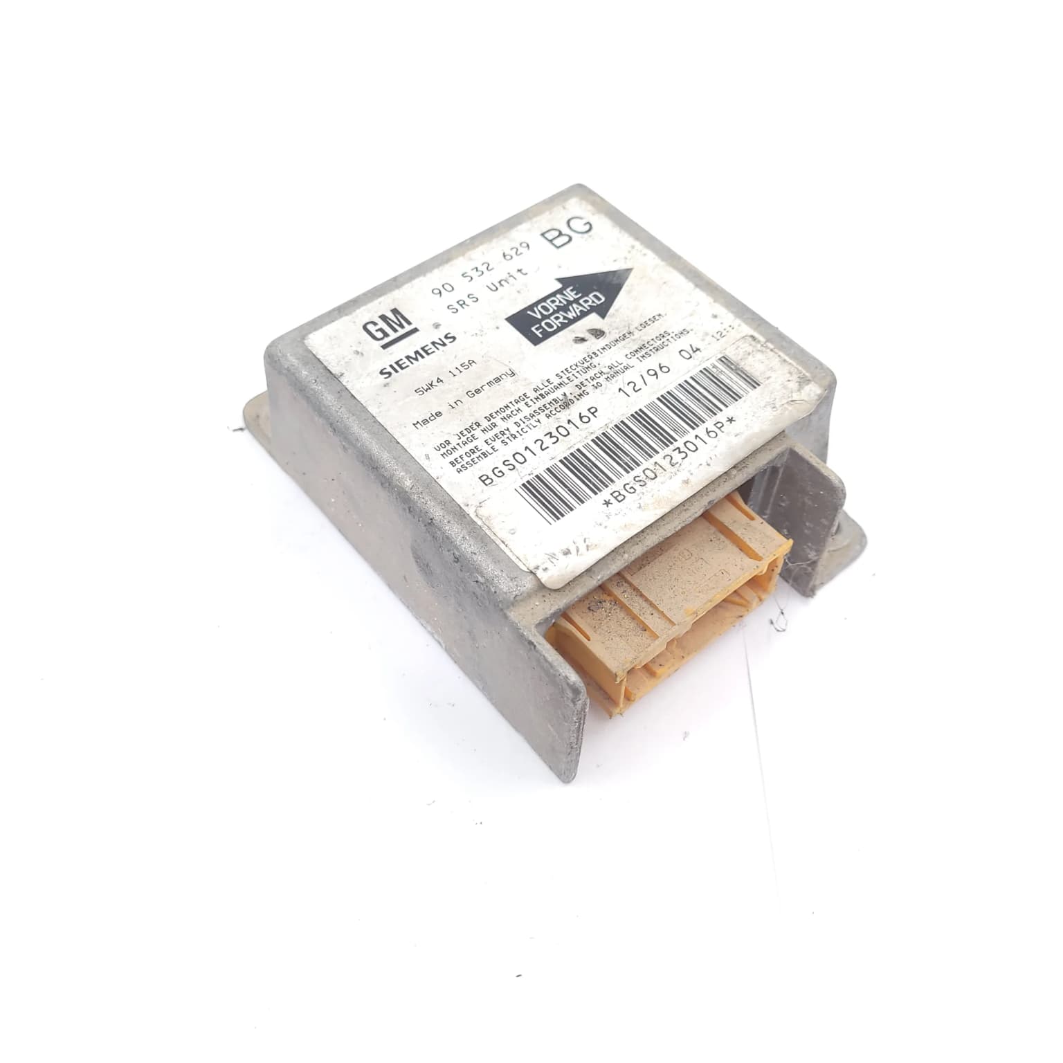 Airbag control module Opel TIGRA A (95) 1994–2000 90532629BG – 1