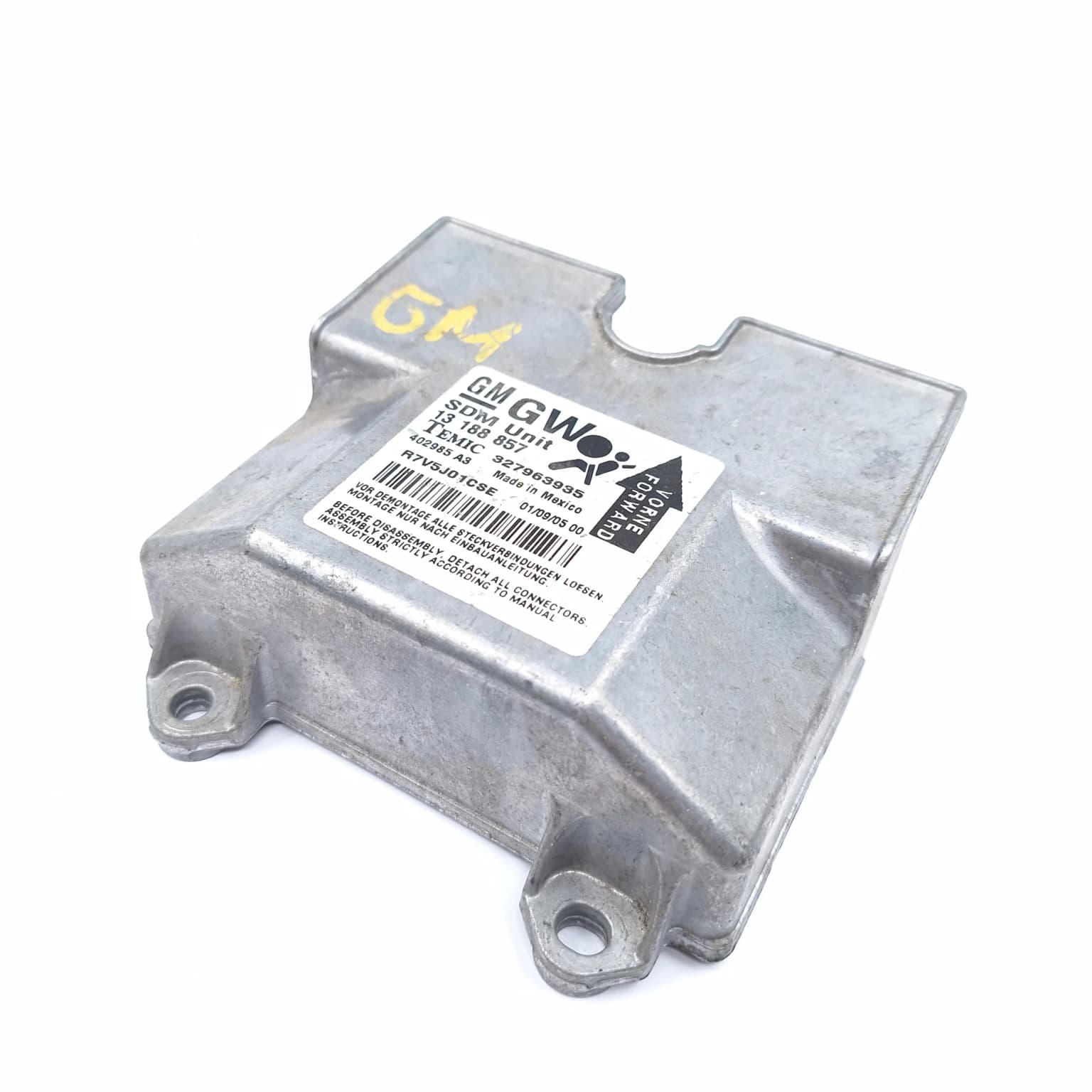 Airbag control module Opel ASTRA H 2004–2012 13188857 – 1