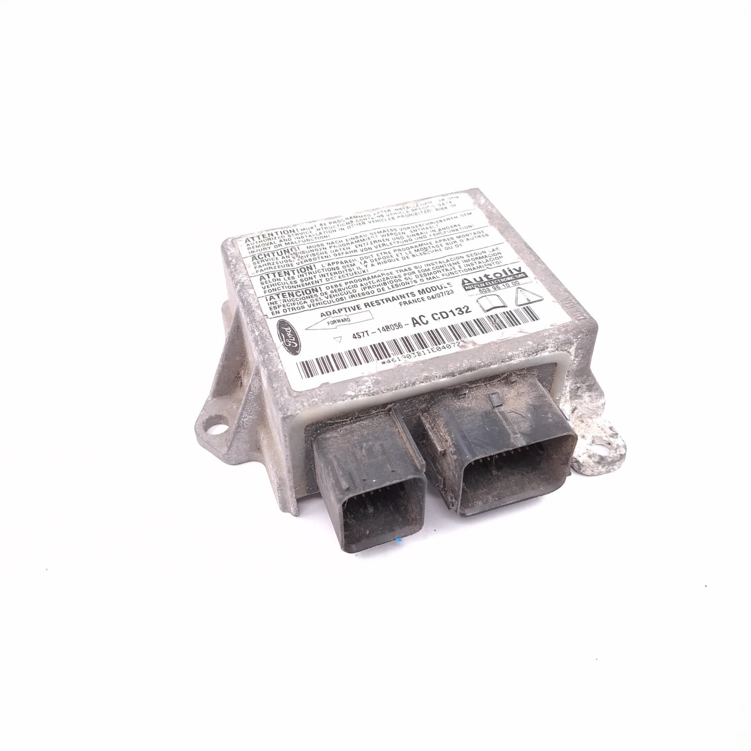 Airbag control module Ford MONDEO Mk 3 2000–2007 4S7T14B056AC – 1