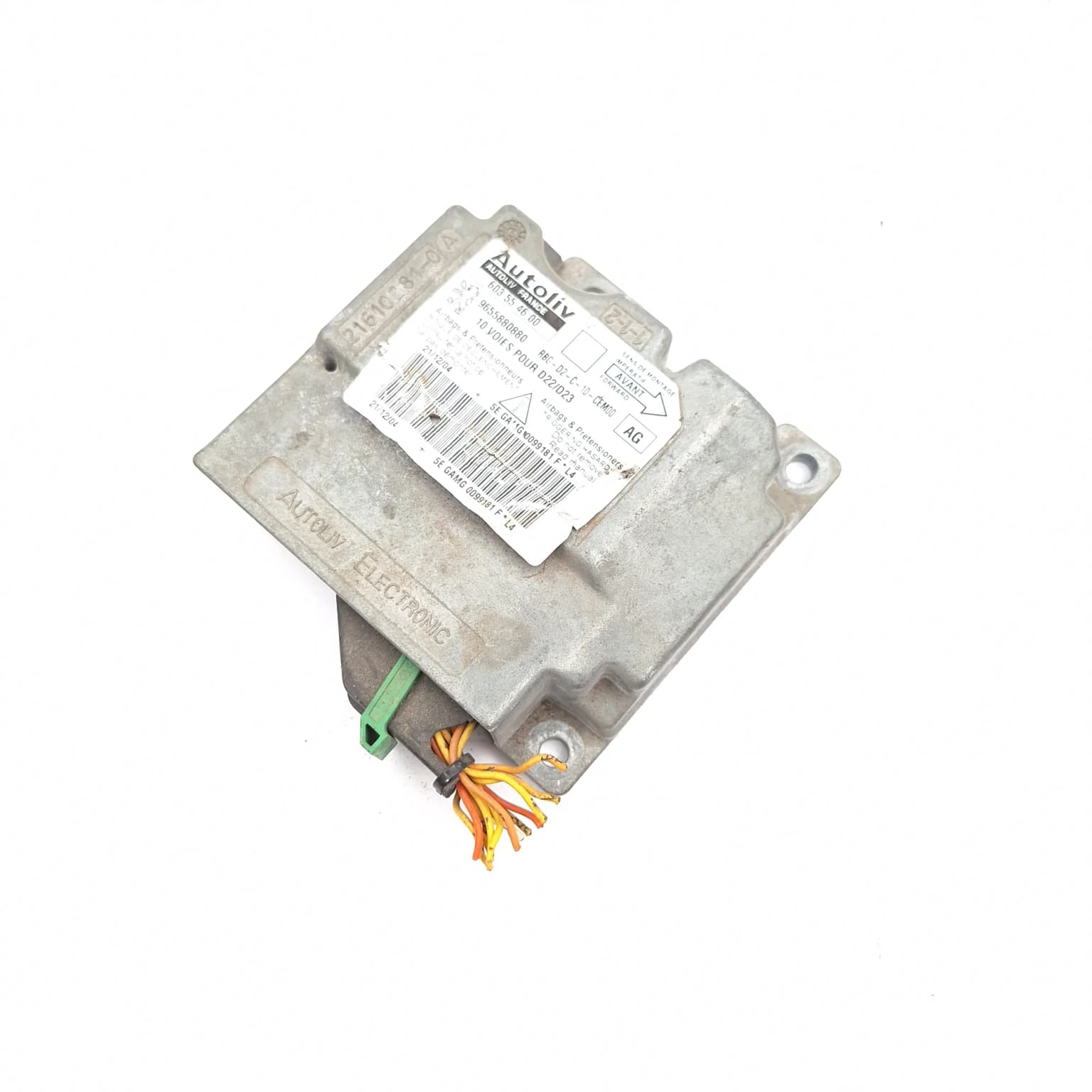 Airbag control module Peugeot 407 2004–2011 9655880880 – 1