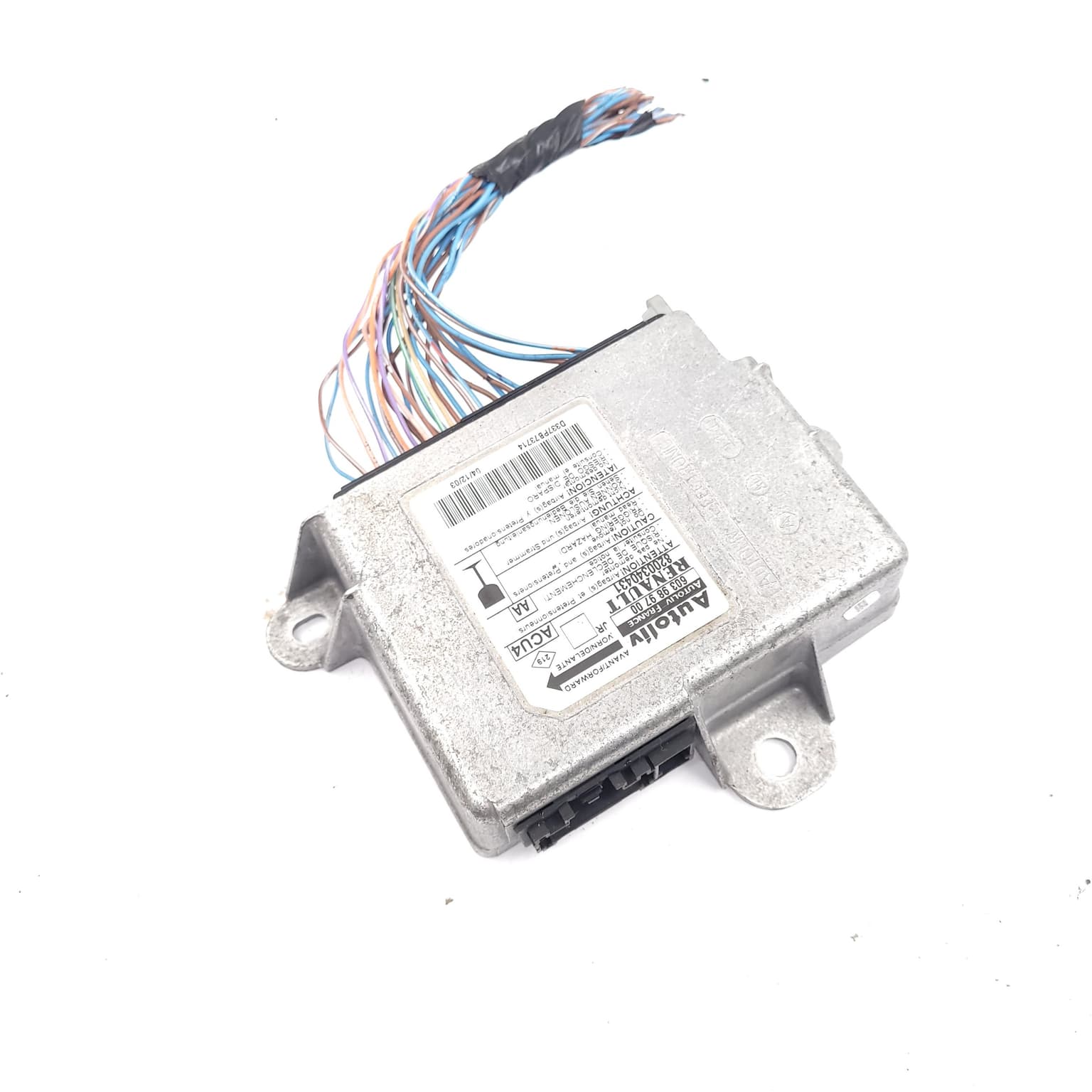 Calculateur d'airbag Renault SCENIC 2 (JM0/1) 2003–2009 1.9 dCi (JM0G, JM12, JM1G, JM2C) F9Q 812 8200340431 – 1
