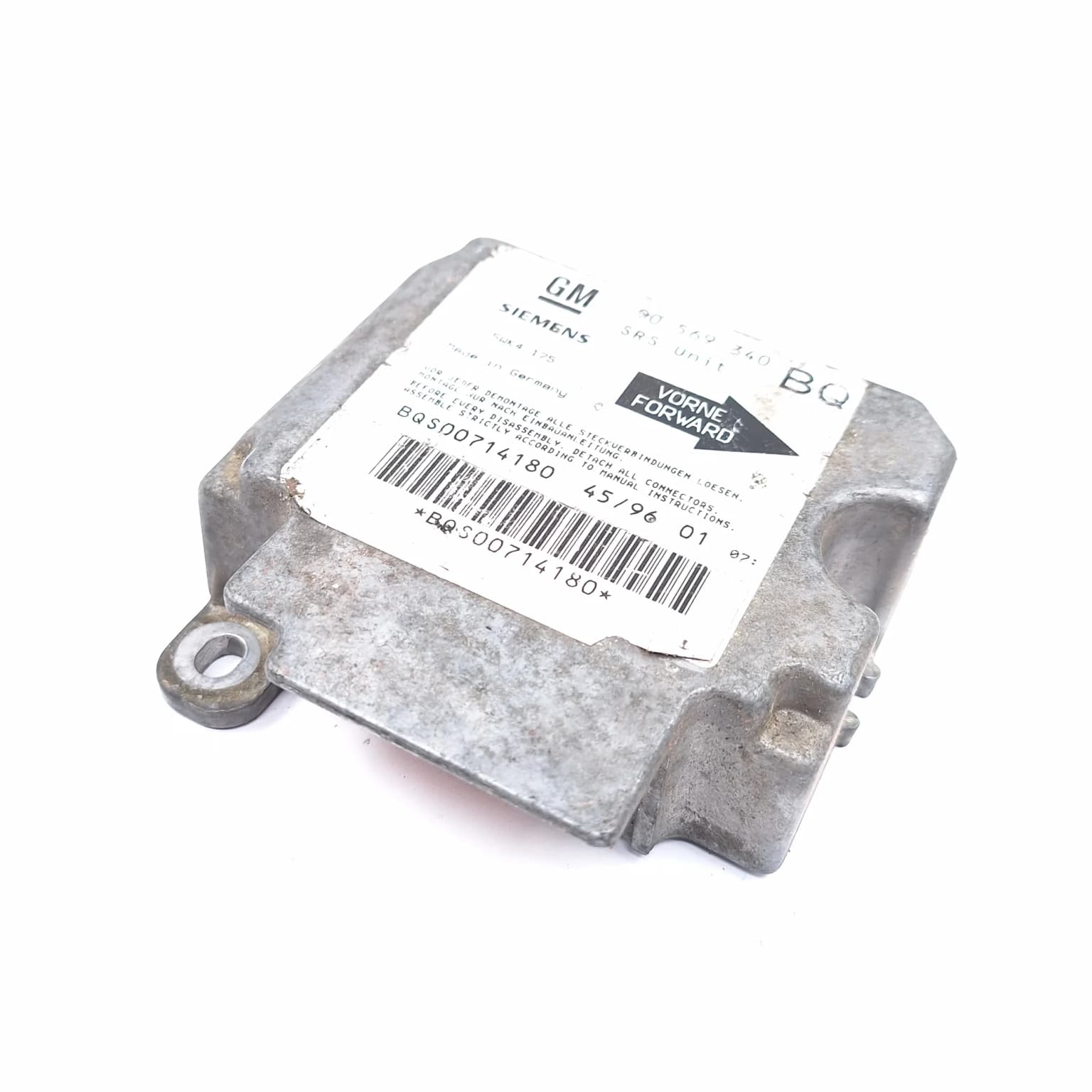 Airbag control module Opel VECTRA B 1995–2002 90569340 – 1