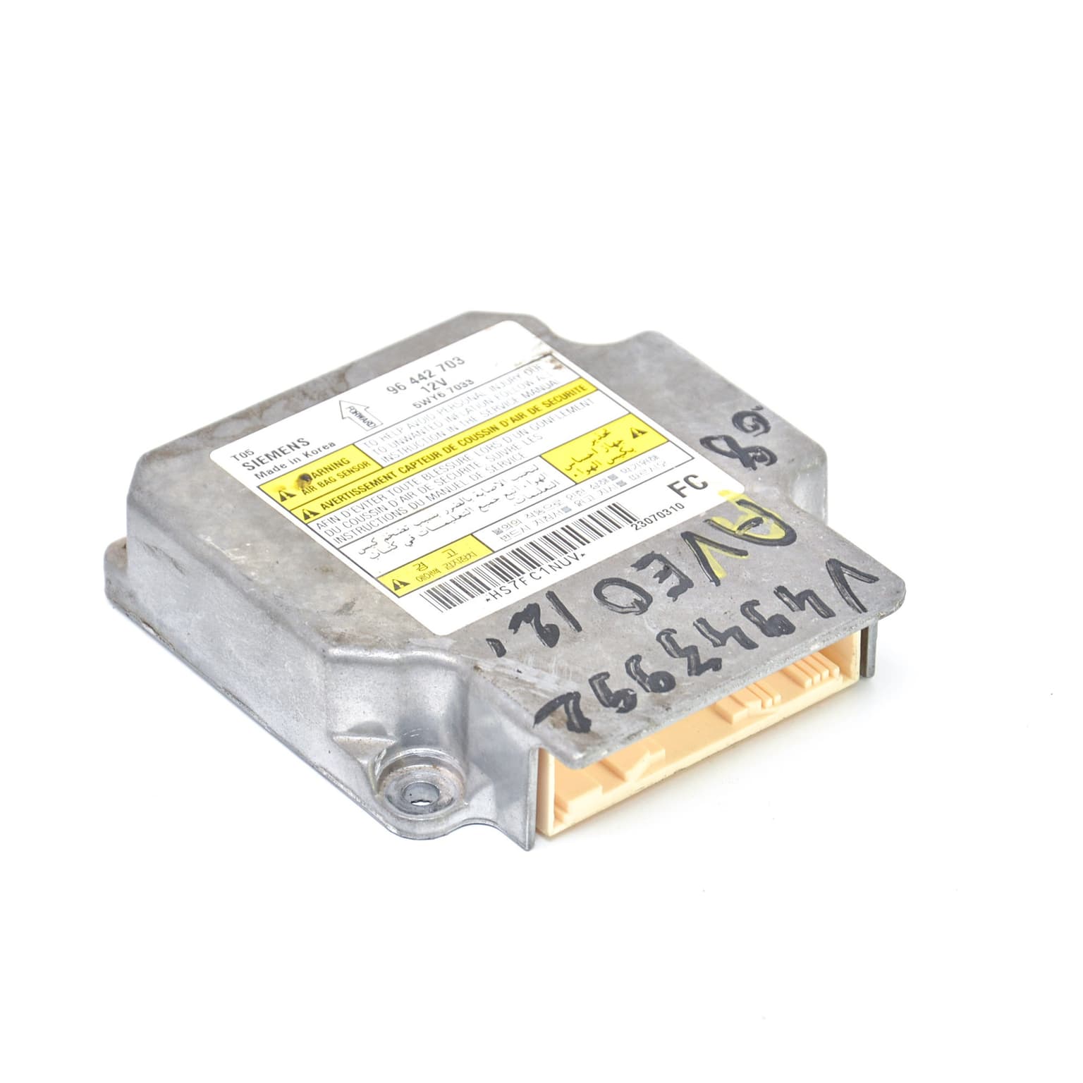 Airbag control module Chevrolet AVEO T250 2003–2011 1.2 96442703 – 1
