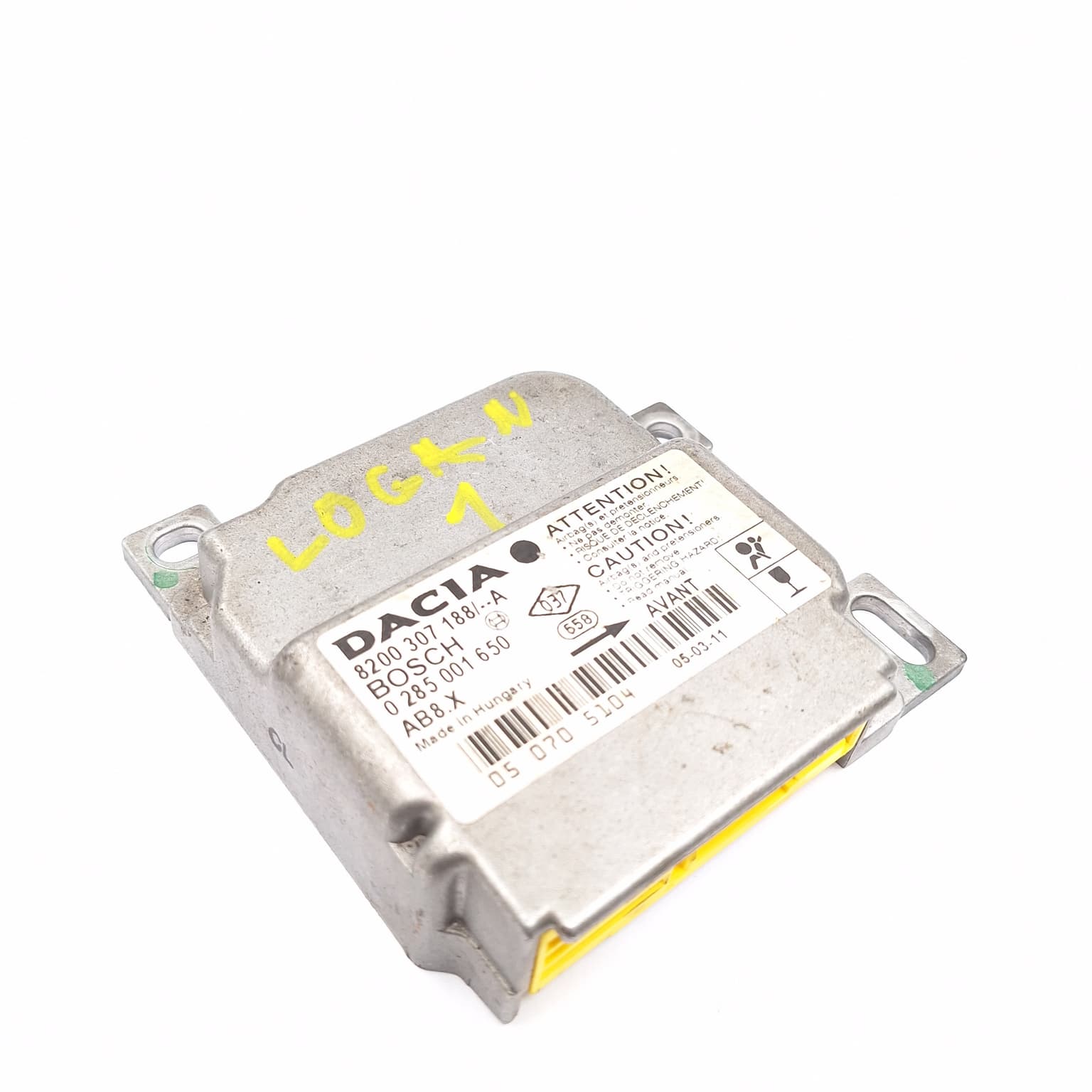 Airbag control module Dacia LOGAN (LS) 2004–2012 8200307188A – 1