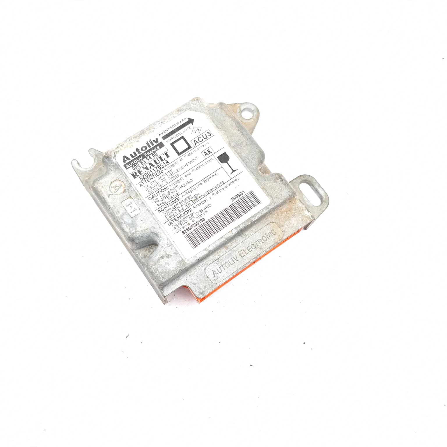 Airbag control module Renault MEGANE 1 1995–2002 600639400 – 1