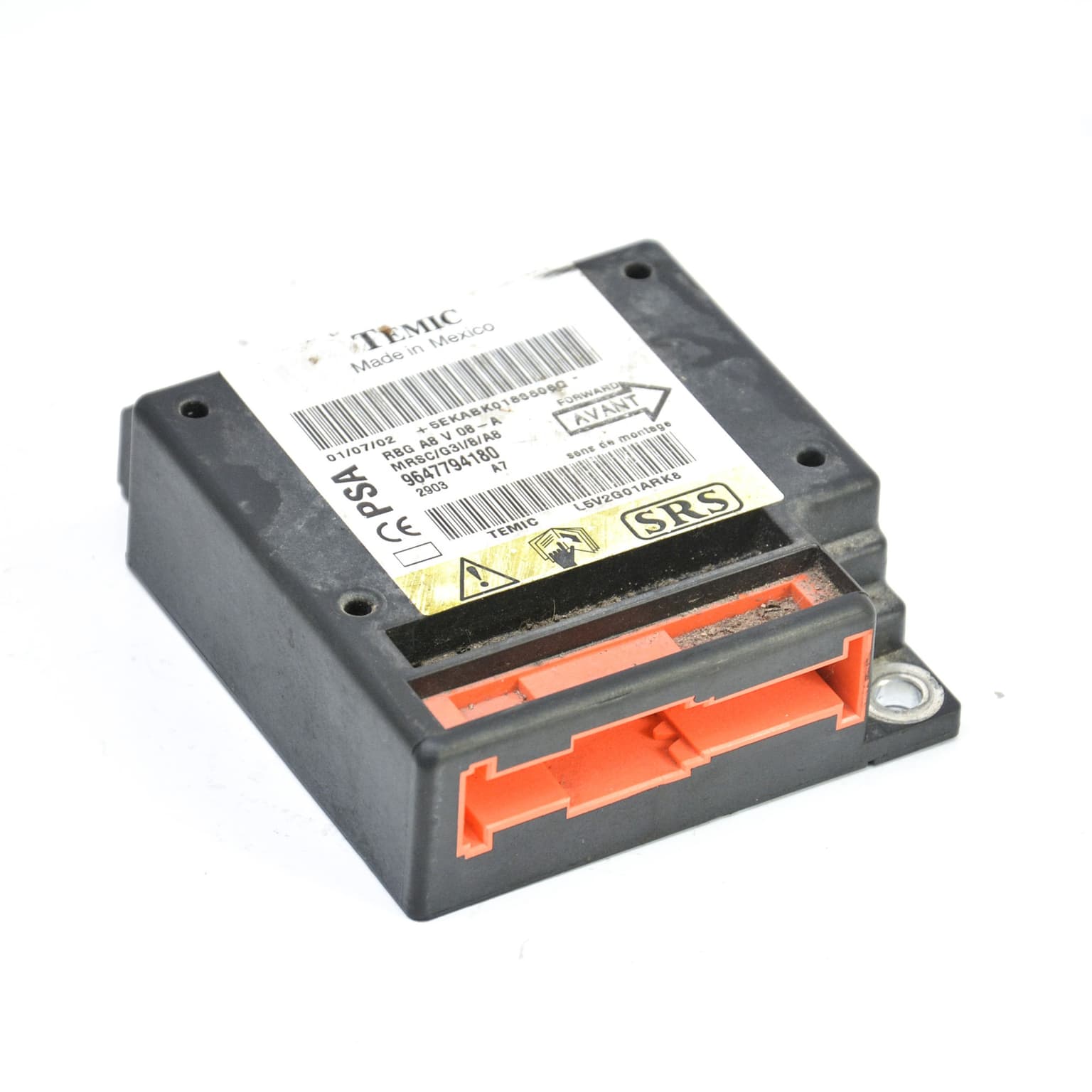 Calculateur d'airbag Citroen C3 1 (FC) 2002–2010 9647794180 – 1