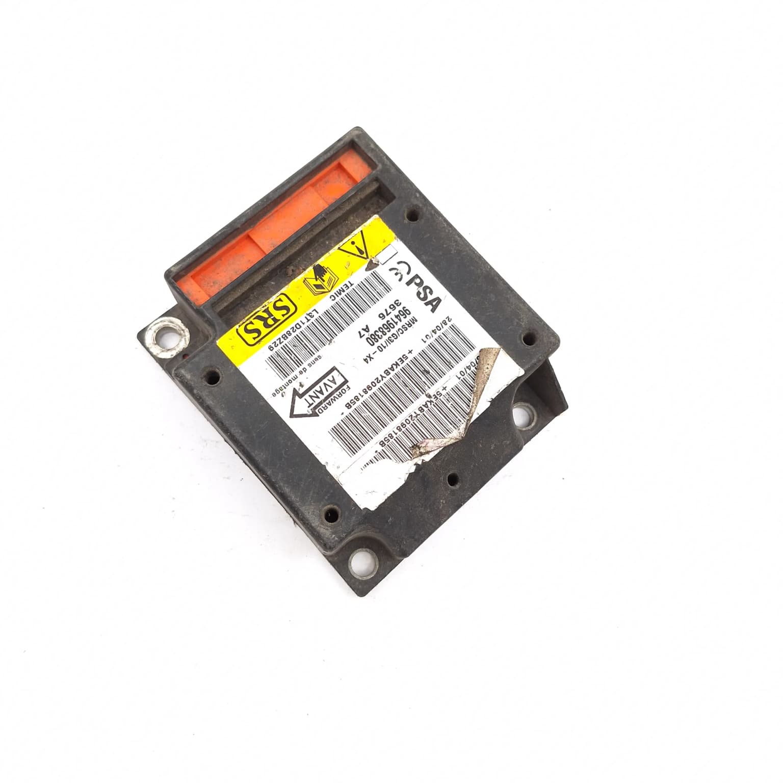 Calculateur d'airbag Citroen C5 (DC, DE, RC, RE) 2001–2008 9641968380 – 1